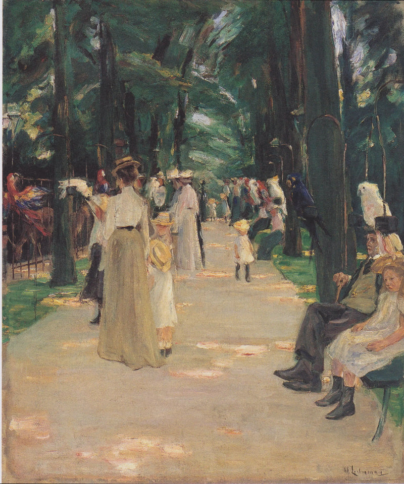 Papegøyealleen - Max Liebermann