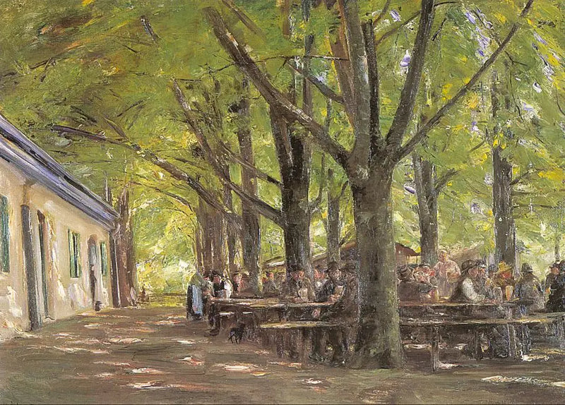 landlig brasserie i Brannenbourg - Max Liebermann