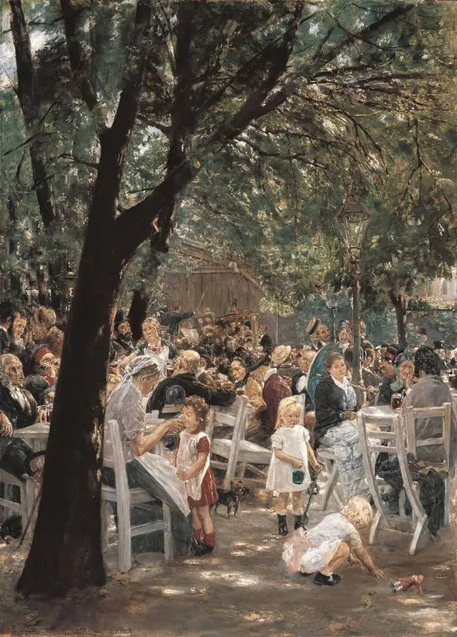 Ølhage i München - Max Liebermann