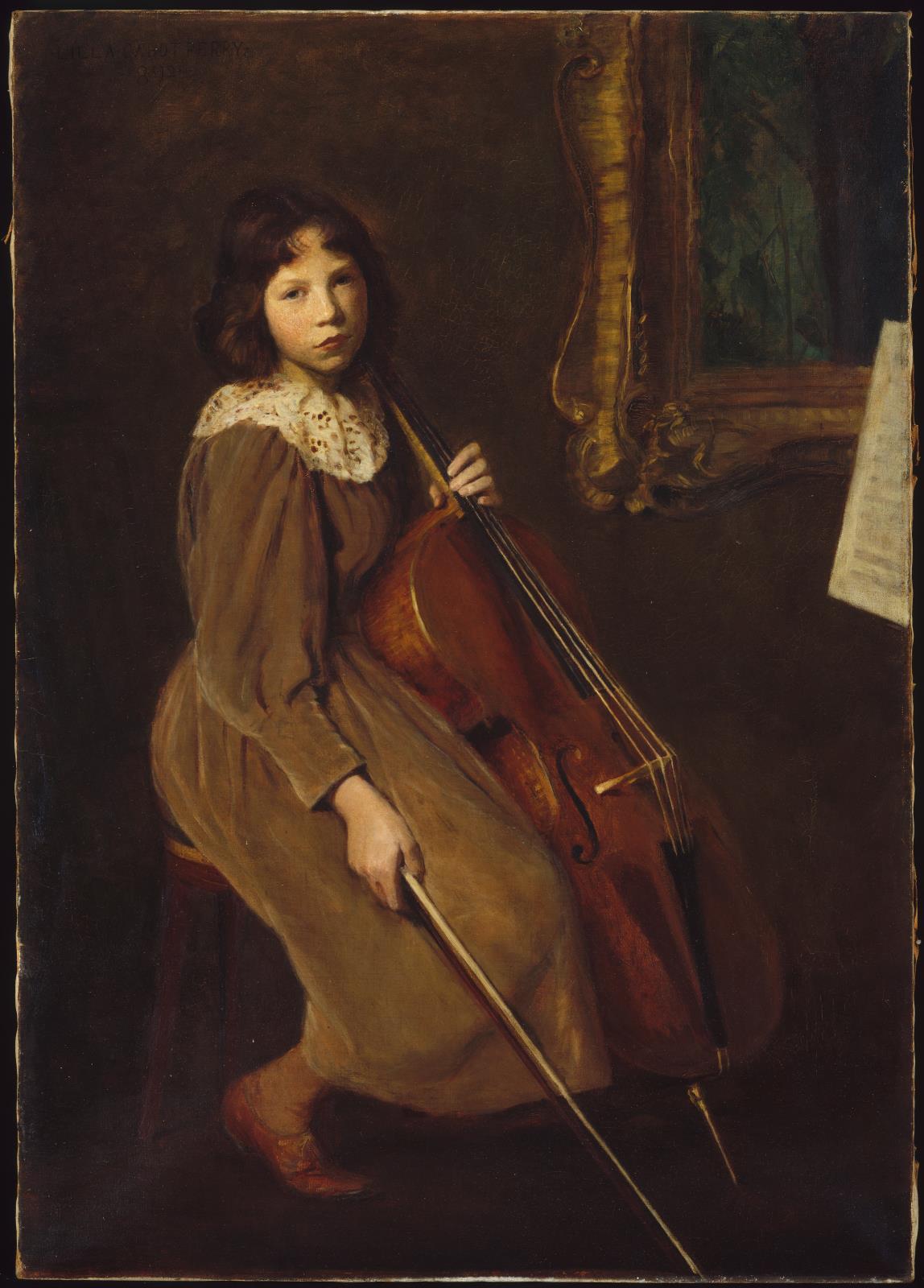 Un jeune violoncelliste - Lilla Cabot Perry - Alpha Reproduction