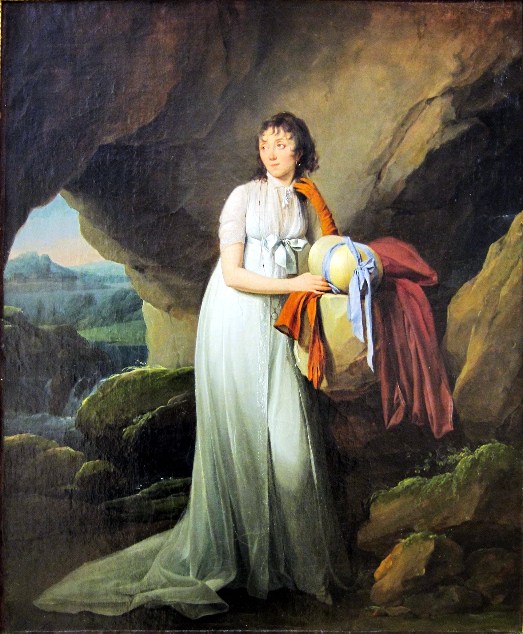 Portrait de Mme d'Aucourt de Saint-Just - Louis-Léopold Boilly