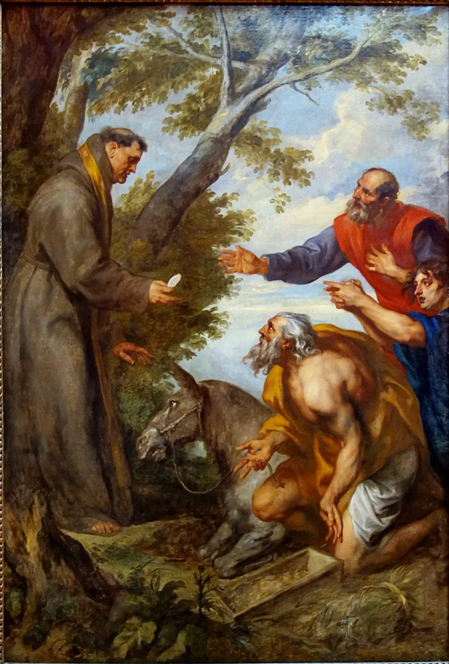 Le miracle de la mule - Antoine van Dyck - Alpha Reproduction