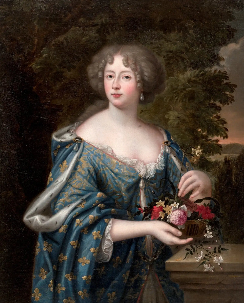 Portrett av Elisabeth Charlotte, palatinateprinsesse (1652-1722) - Pierre Mignard