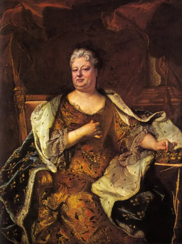 Portrett av Elisabeth-Charlotte d'Orléans - Hyacinthe Rigaud