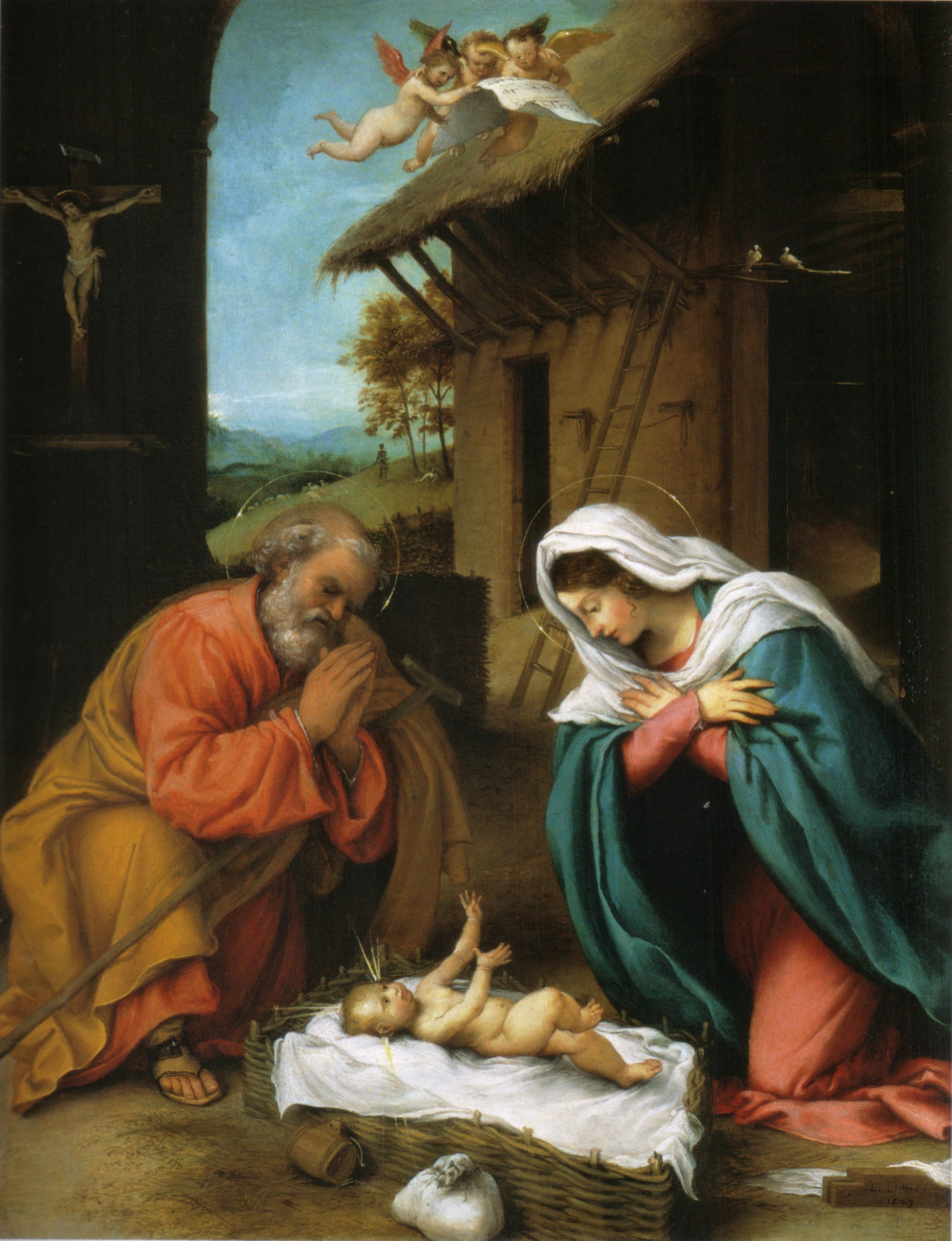Nativité - Lorenzo Lotto - Alpha Reproduction