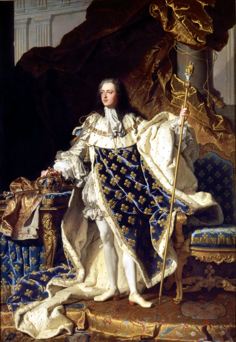 Louis XV, Frankrikes konge - Hyacinthe Rigaud