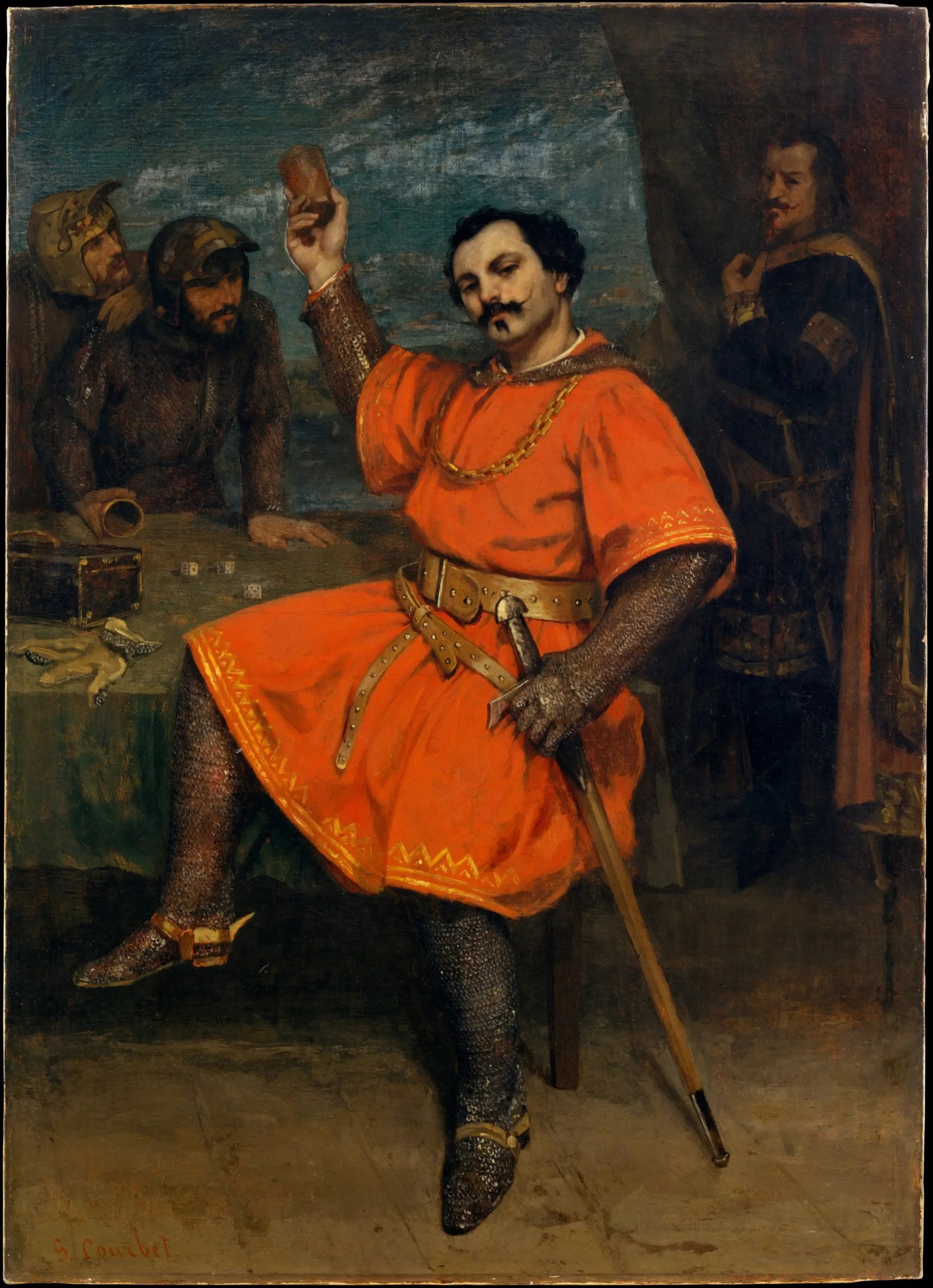 Louis Gueymard dans le rôle de Robert le Diable - Gustave Courbet - Alpha Reproduction