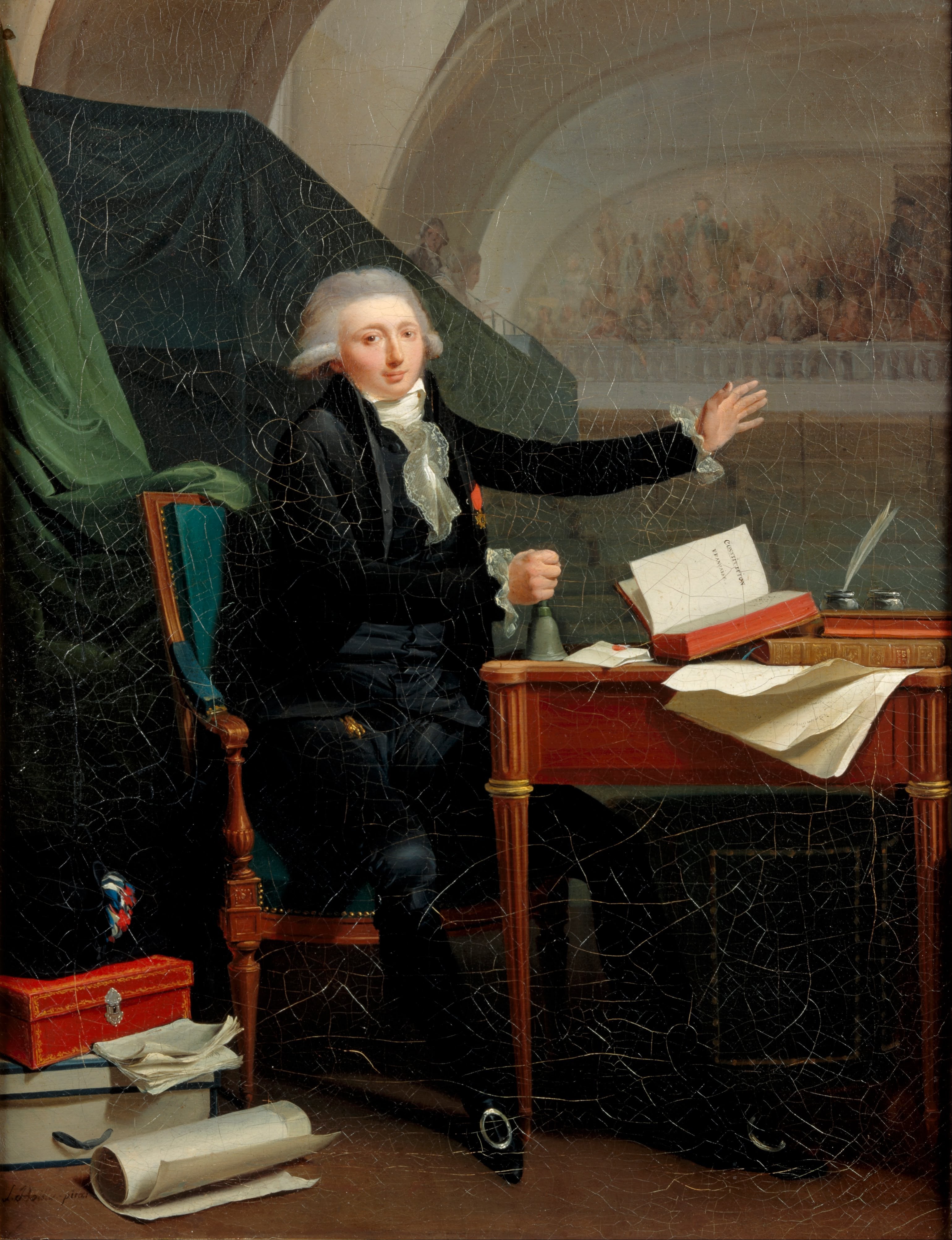 Portrait de Jan Anthony d'Averhoult (1756-1792) - Louis-Léopold Boilly