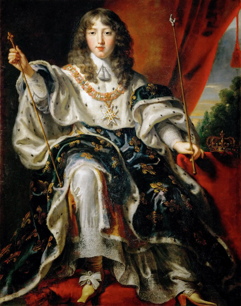 Louis XIVs konge (1638-1715) av Frankrike - Juste d'Egmont