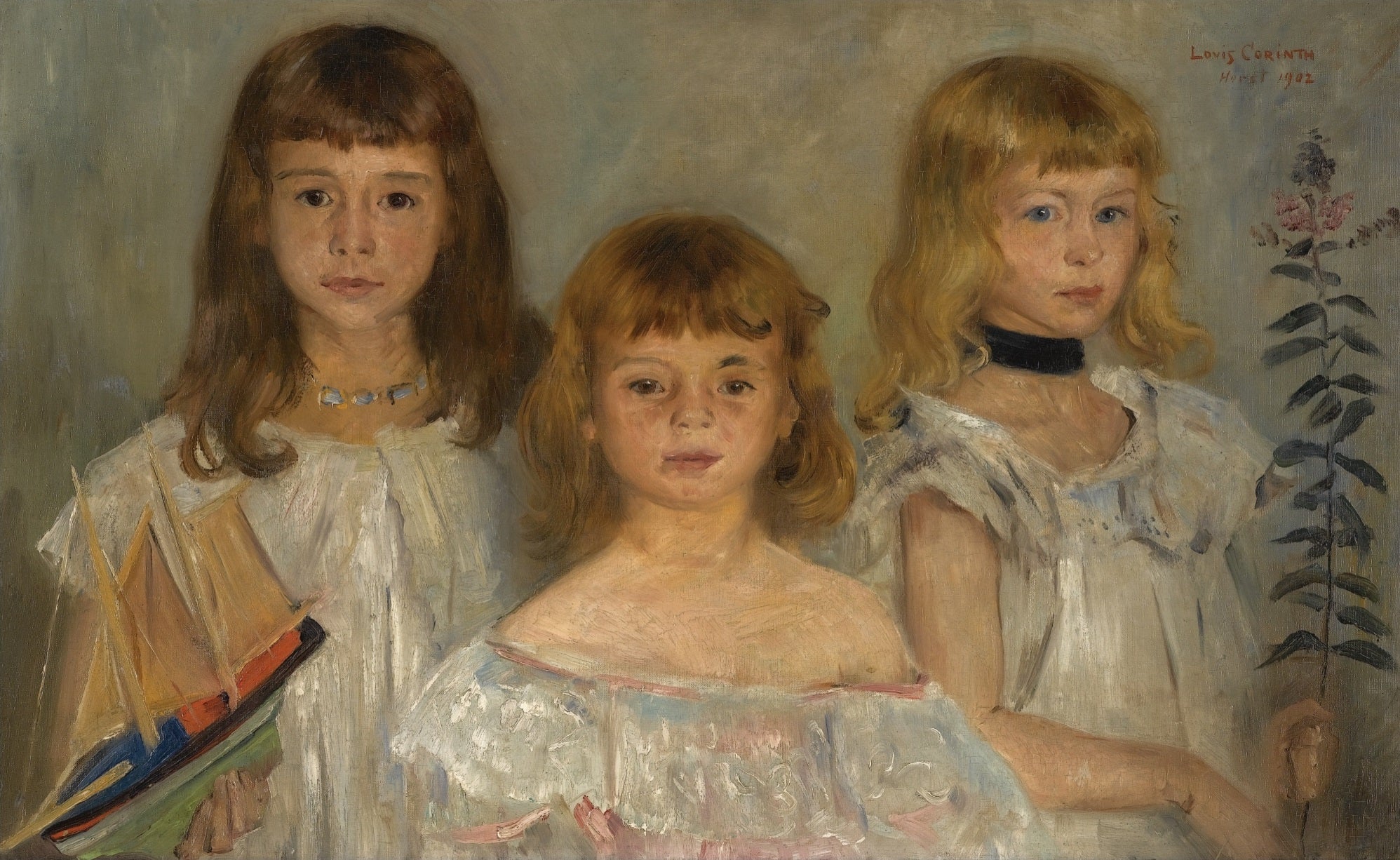 Trois filles - Lovis Corinth