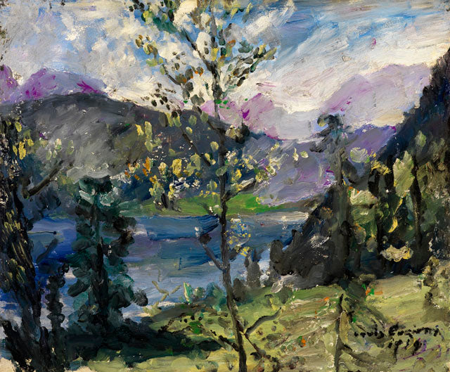 Paysage du Walchensee - Lovis Corinth