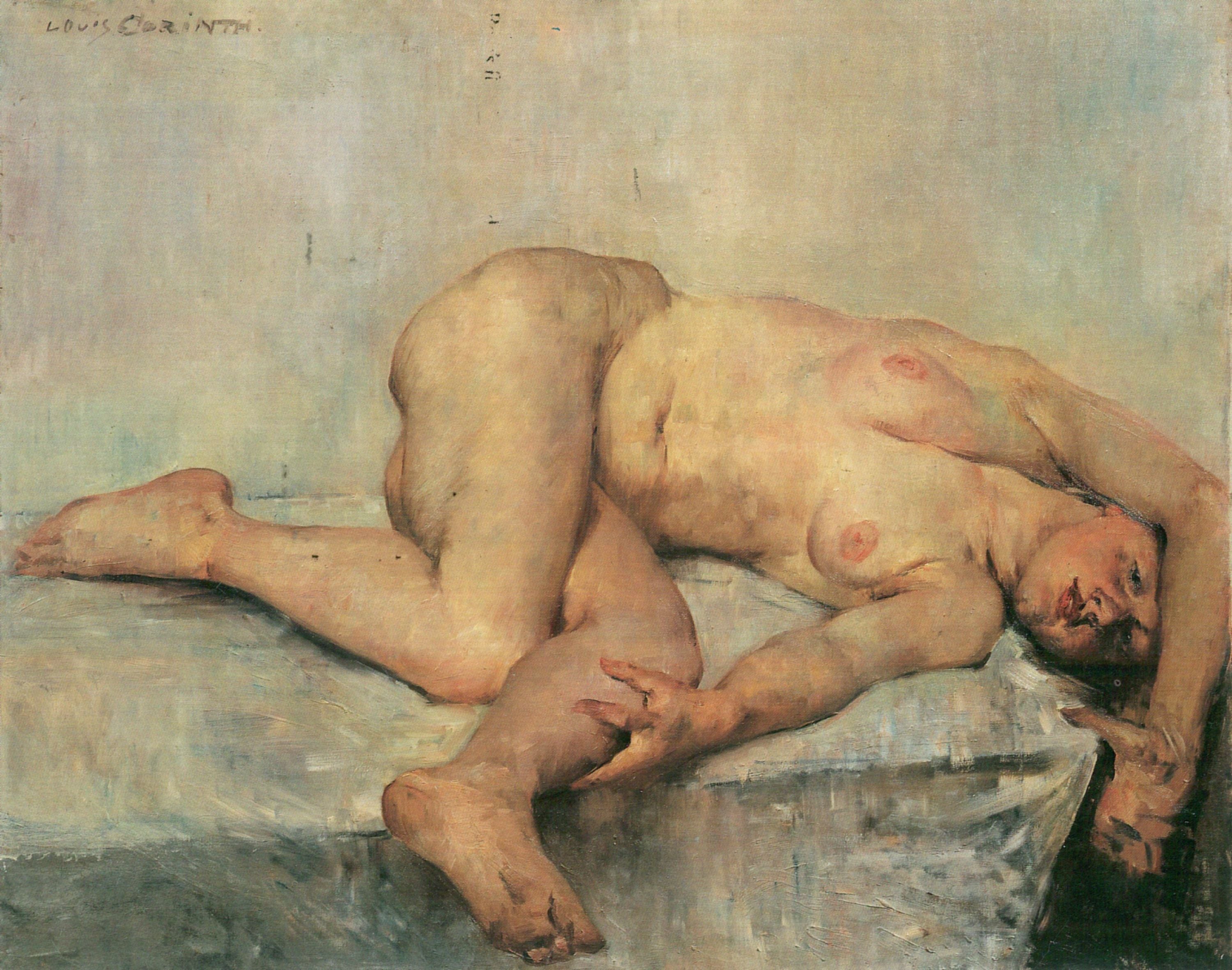 nu allongé - Lovis Corinth