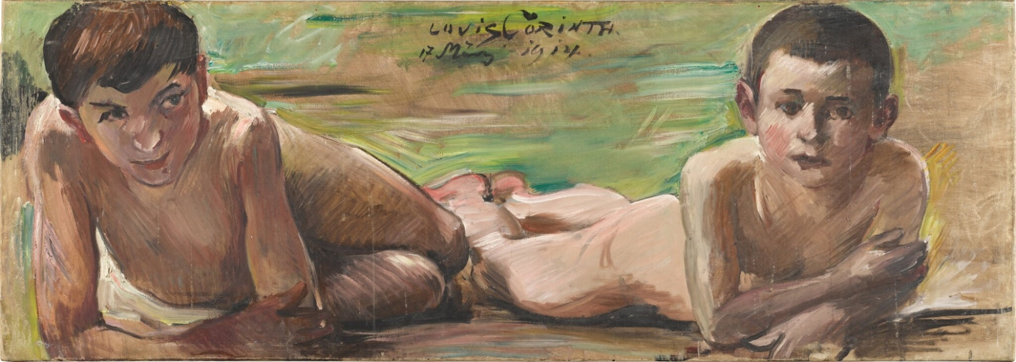 Deux garçons au repos - Lovis Corinth