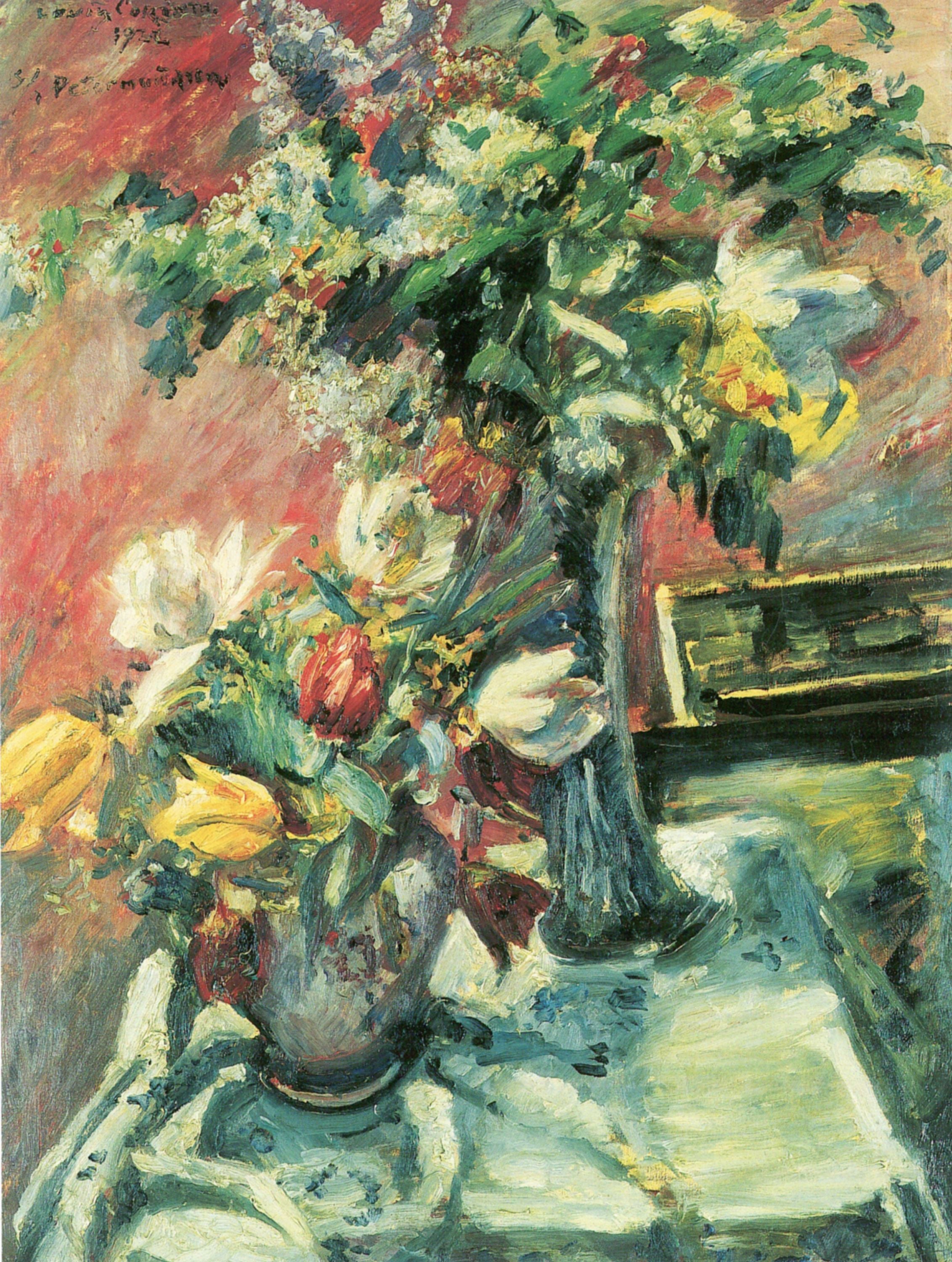 Lilas et tulipes - Lovis Corinth