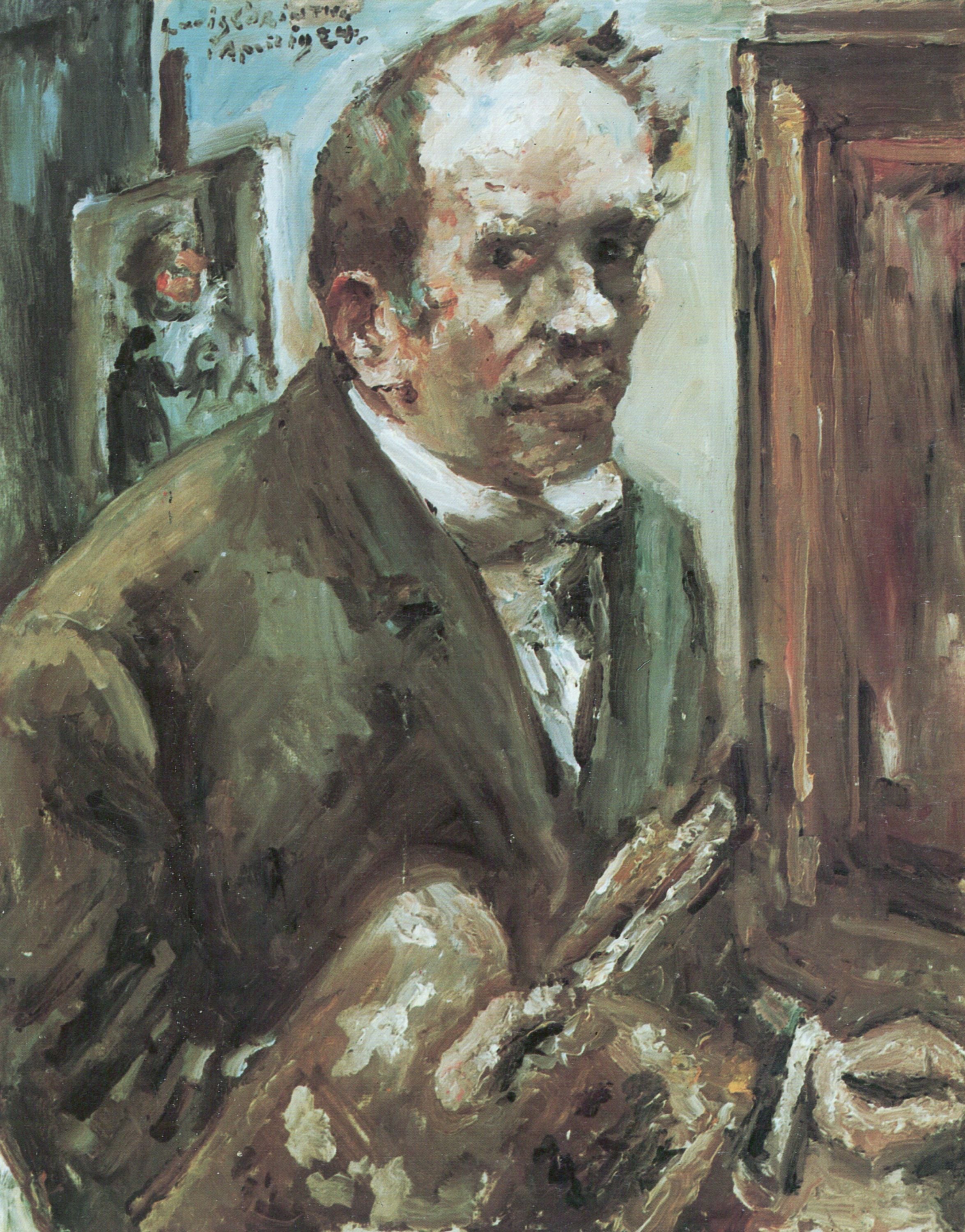 Autoportrait avec palette - Lovis Corinth