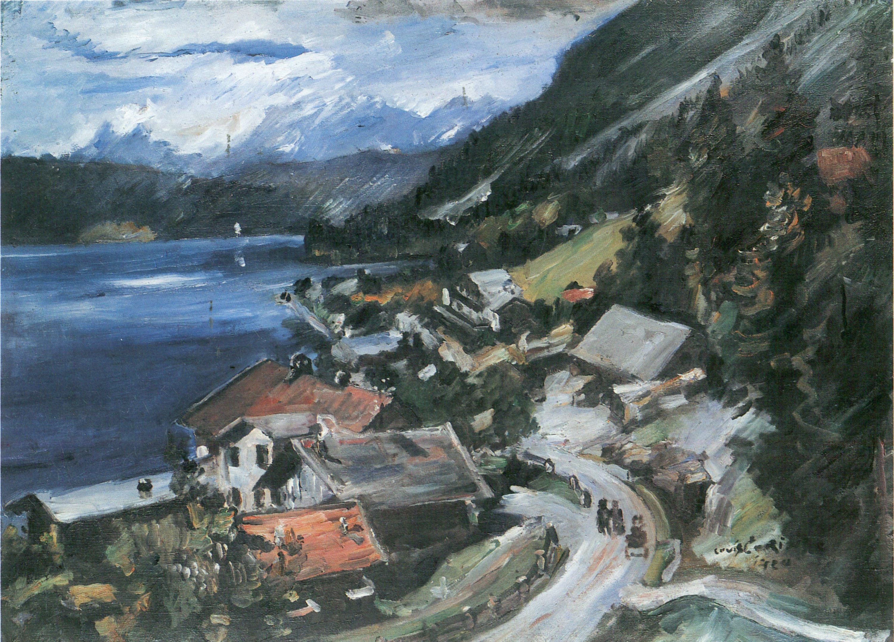 Walchensee, Serpentine - Lovis Corinth
