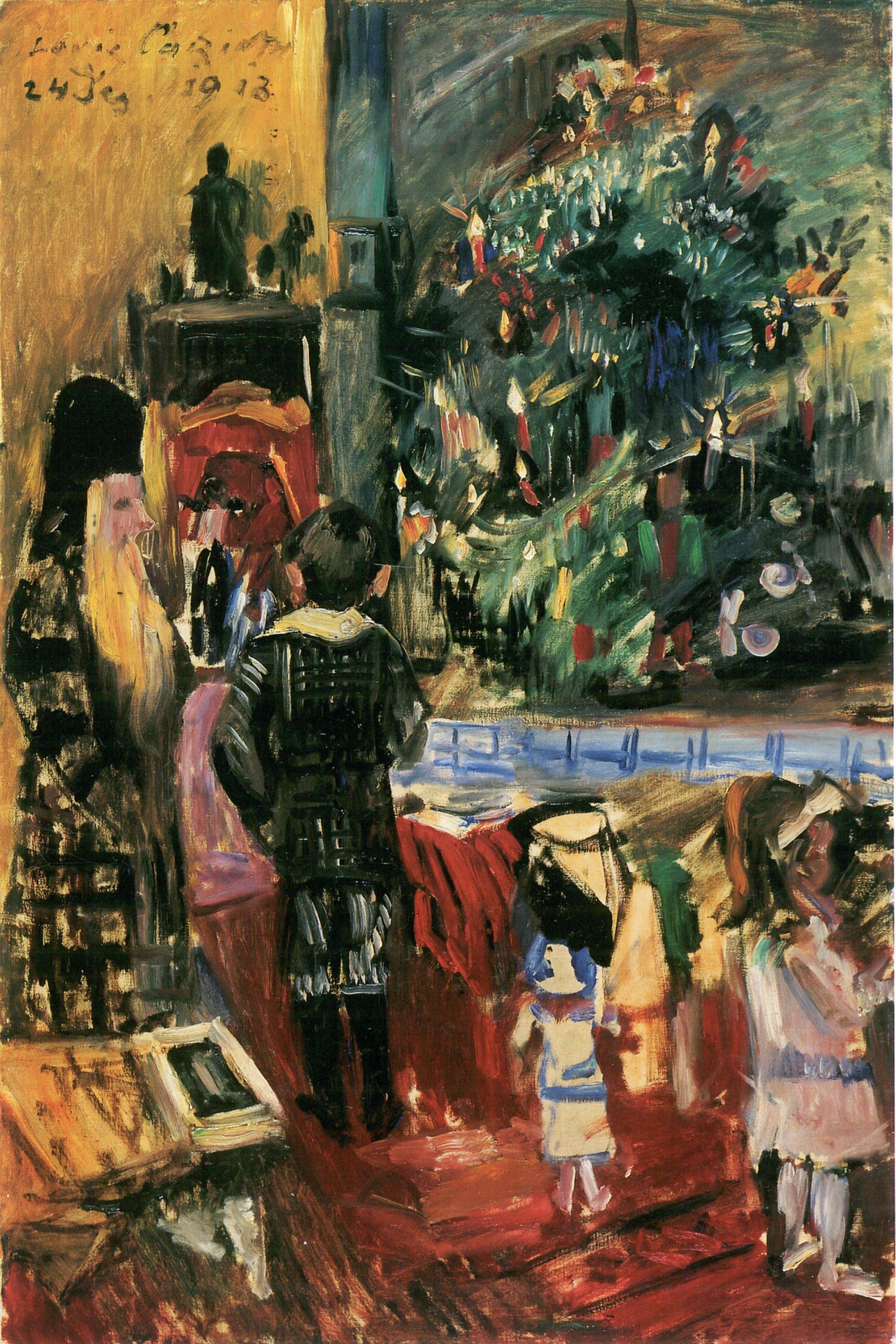 la veille de Noël - Lovis Corinth