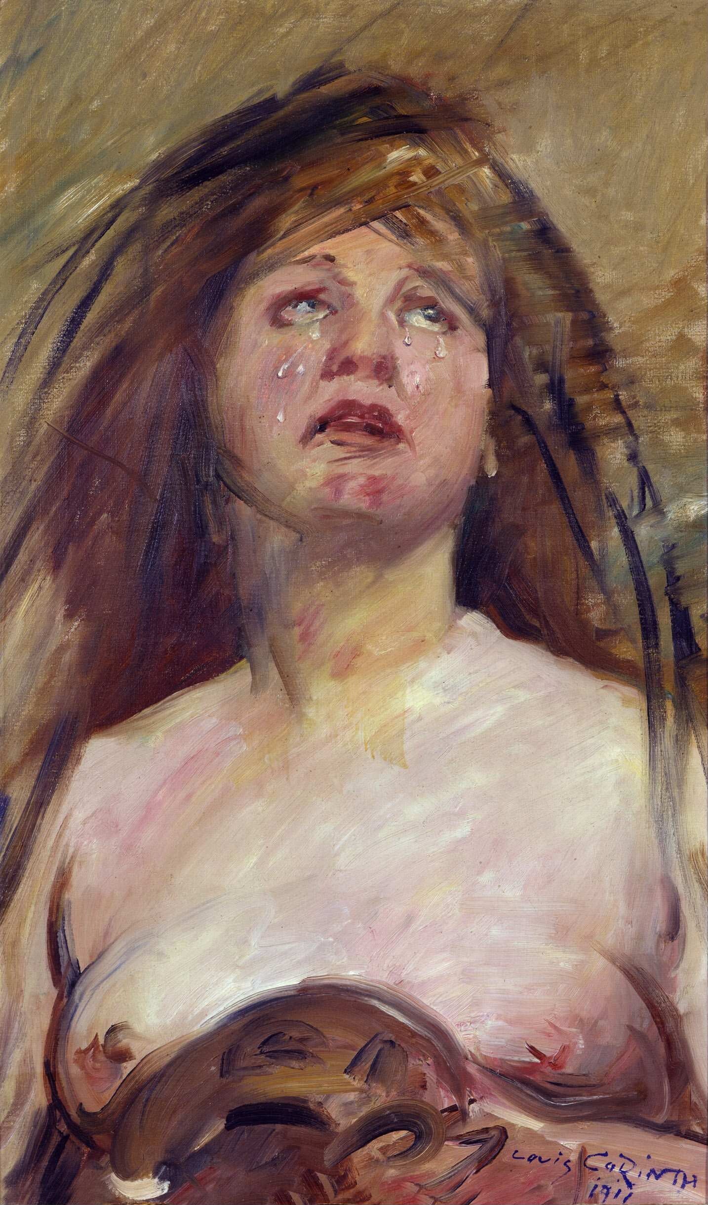 Magdalena en pleurs - Lovis Corinth