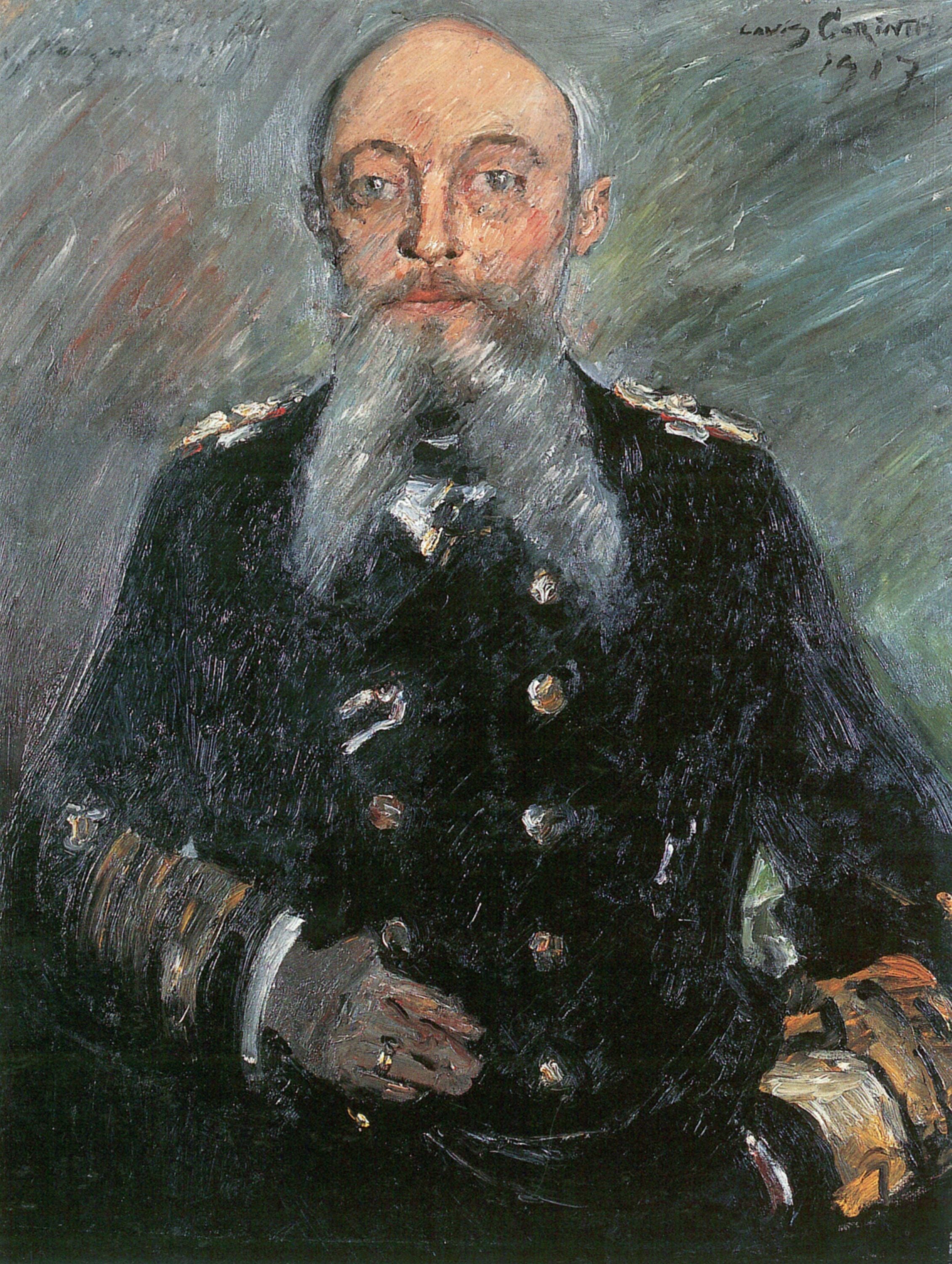 L'amiral Alfred von Tirpitz - Lovis Corinth