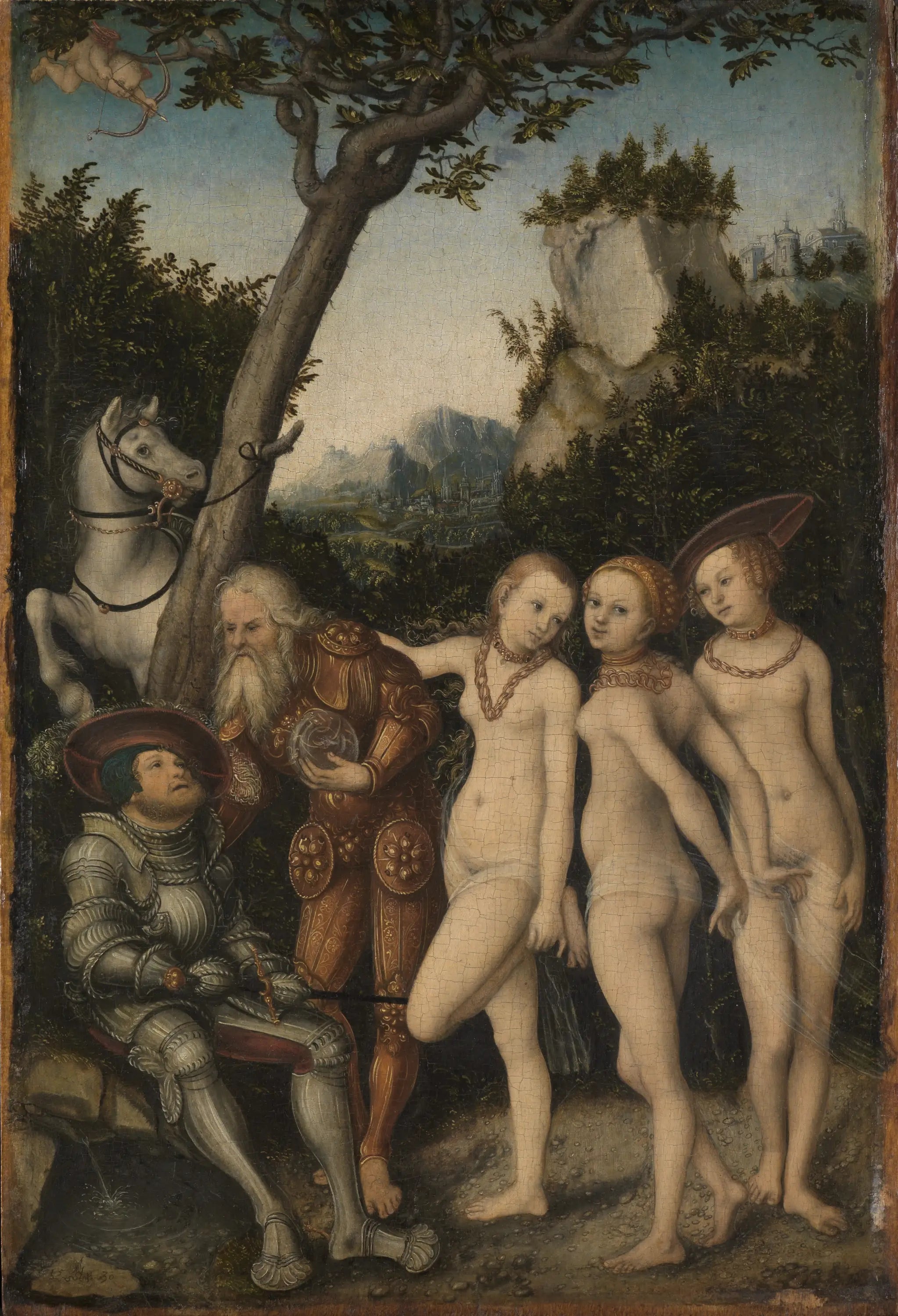 Le Jugement de Pâris - Lucas Cranach the Elder - Alpha Reproduction