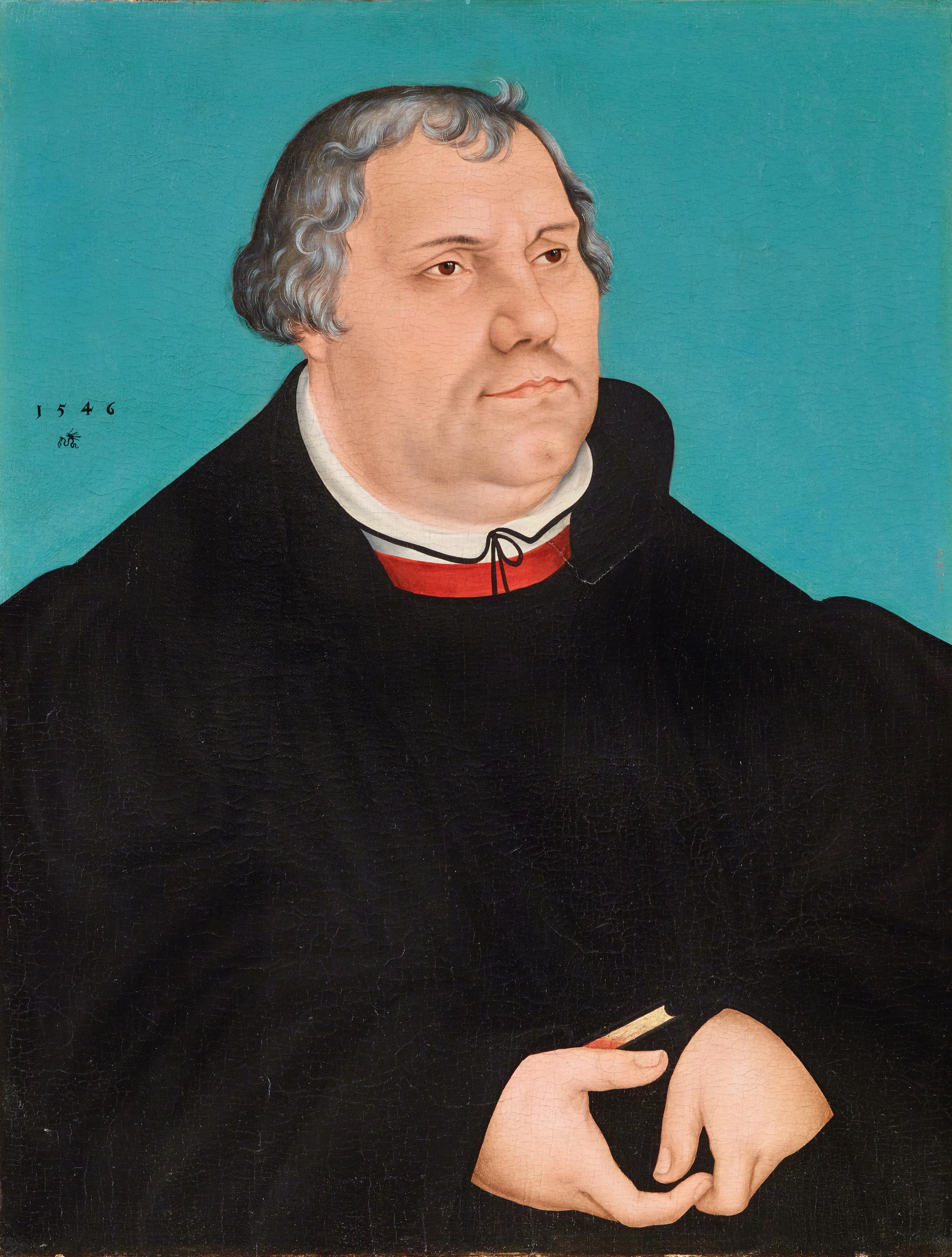 Portrait de Martin Luther - Lucas Cranach the Elder - Alpha Reproduction
