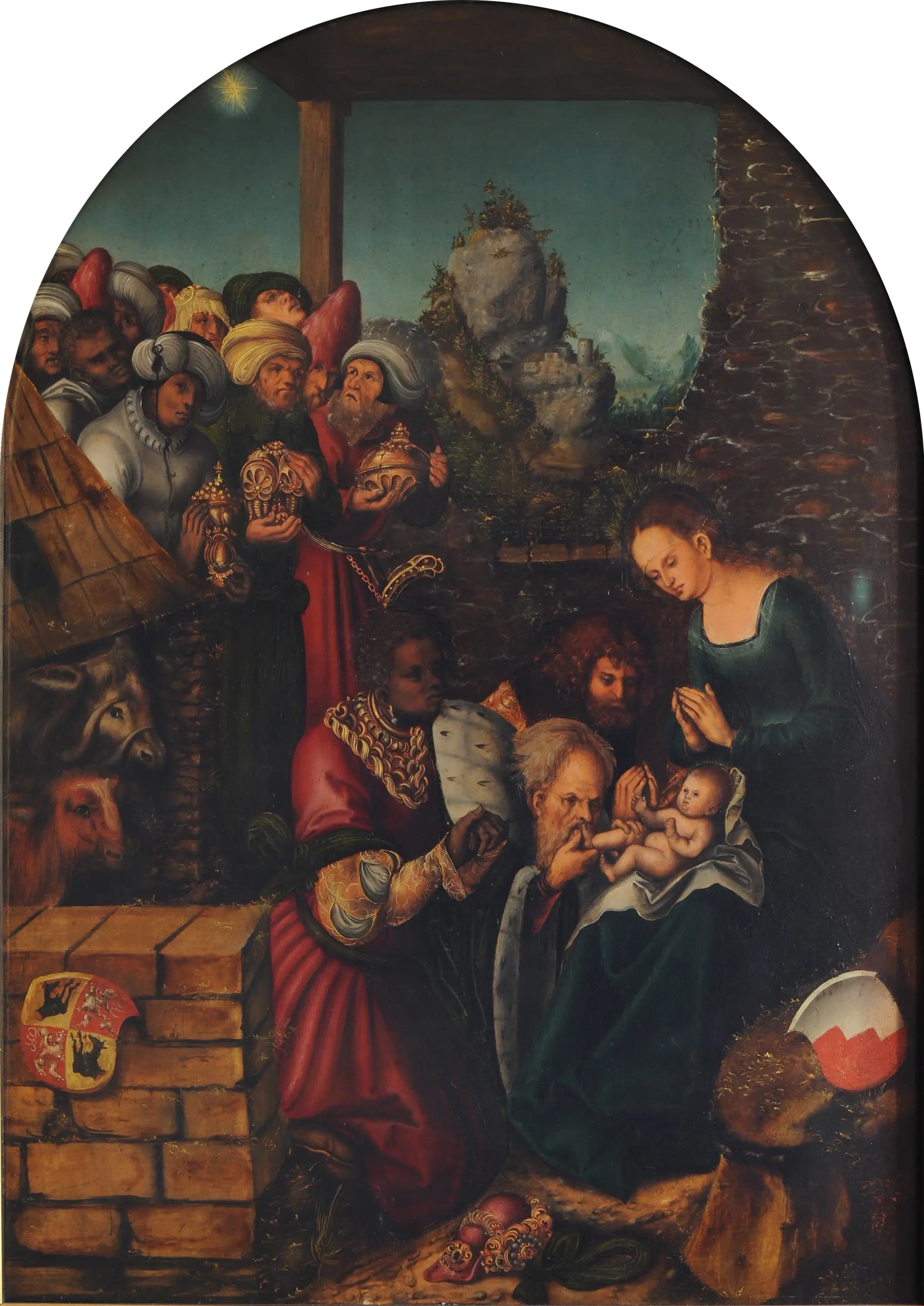 Adoration des Mages - Lucas Cranach the Elder - Alpha Reproduction