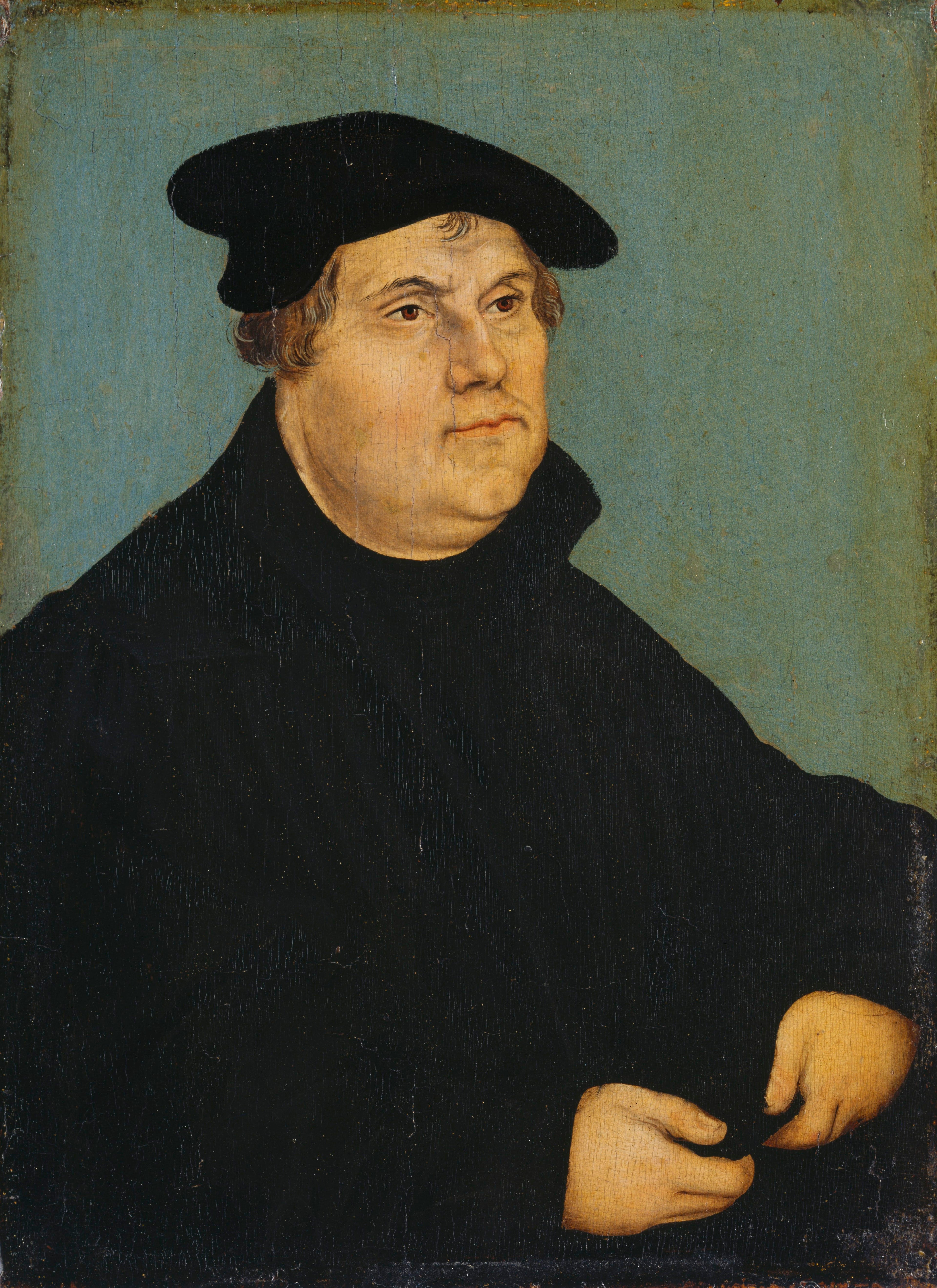 Portrait de Martin Luther - Lucas Cranach the Elder - Alpha Reproduction