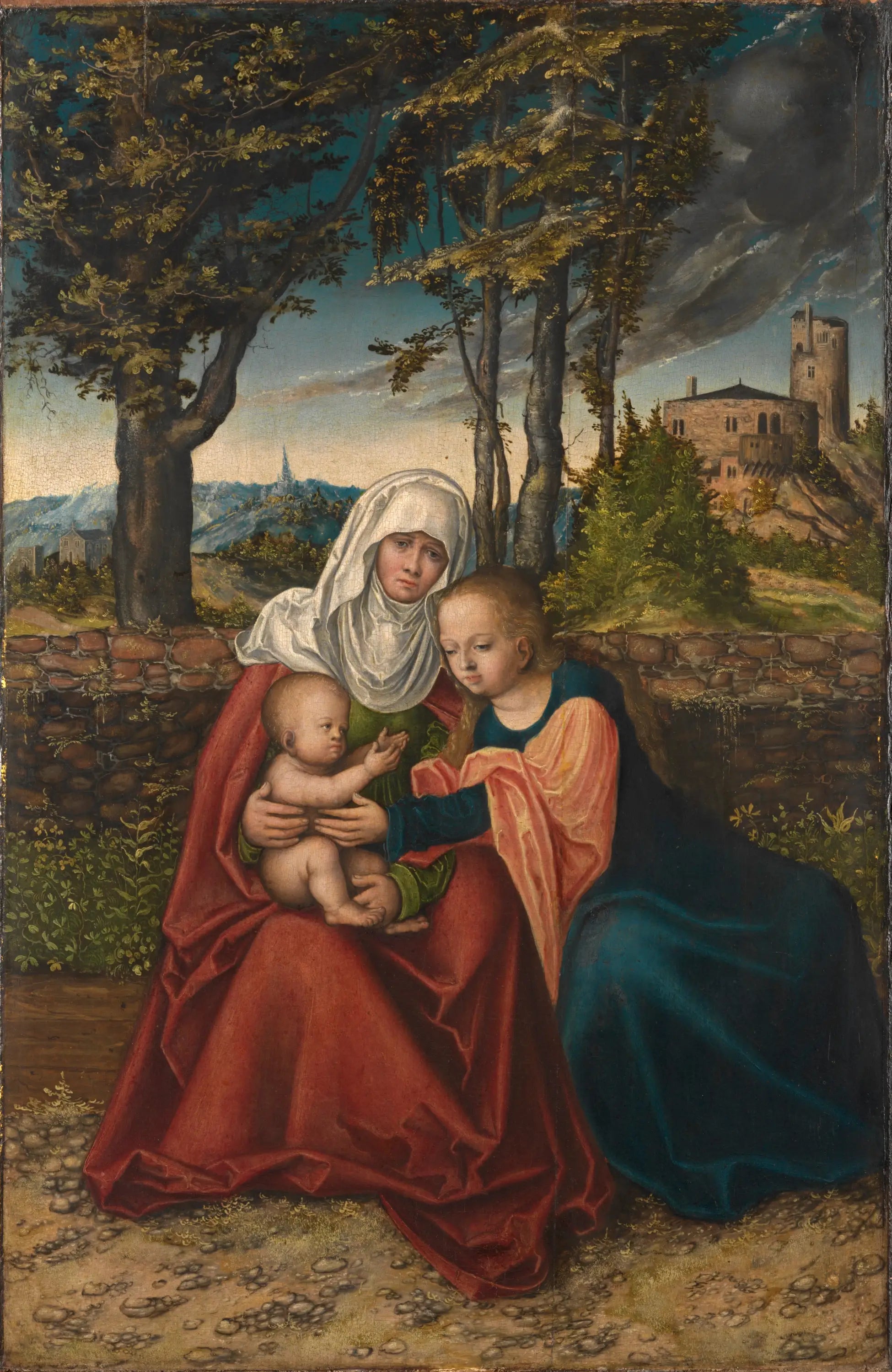 La Vierge à l’Enfant avec sainte Anne - Lucas Cranach the Elder - Alpha Reproduction
