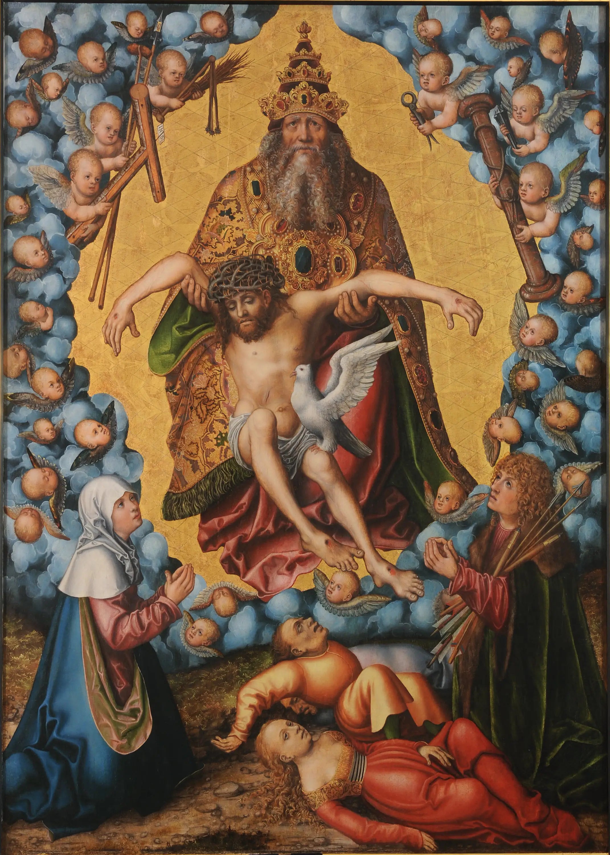 La Sainte Trinité - Lucas Cranach the Elder - Alpha Reproduction