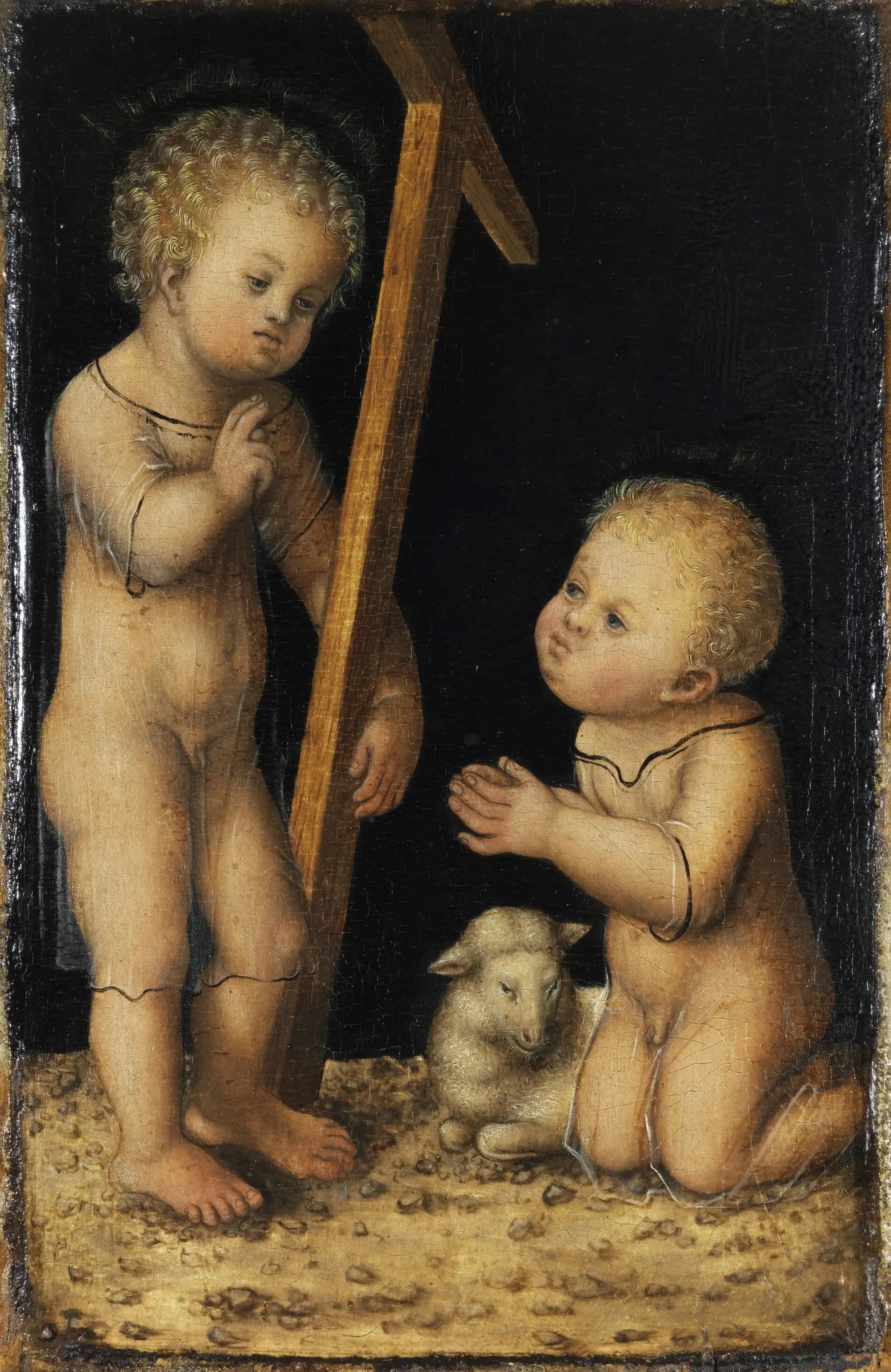 L’Enfant Jésus et saint Jean - Lucas Cranach the Elder - Alpha Reproduction