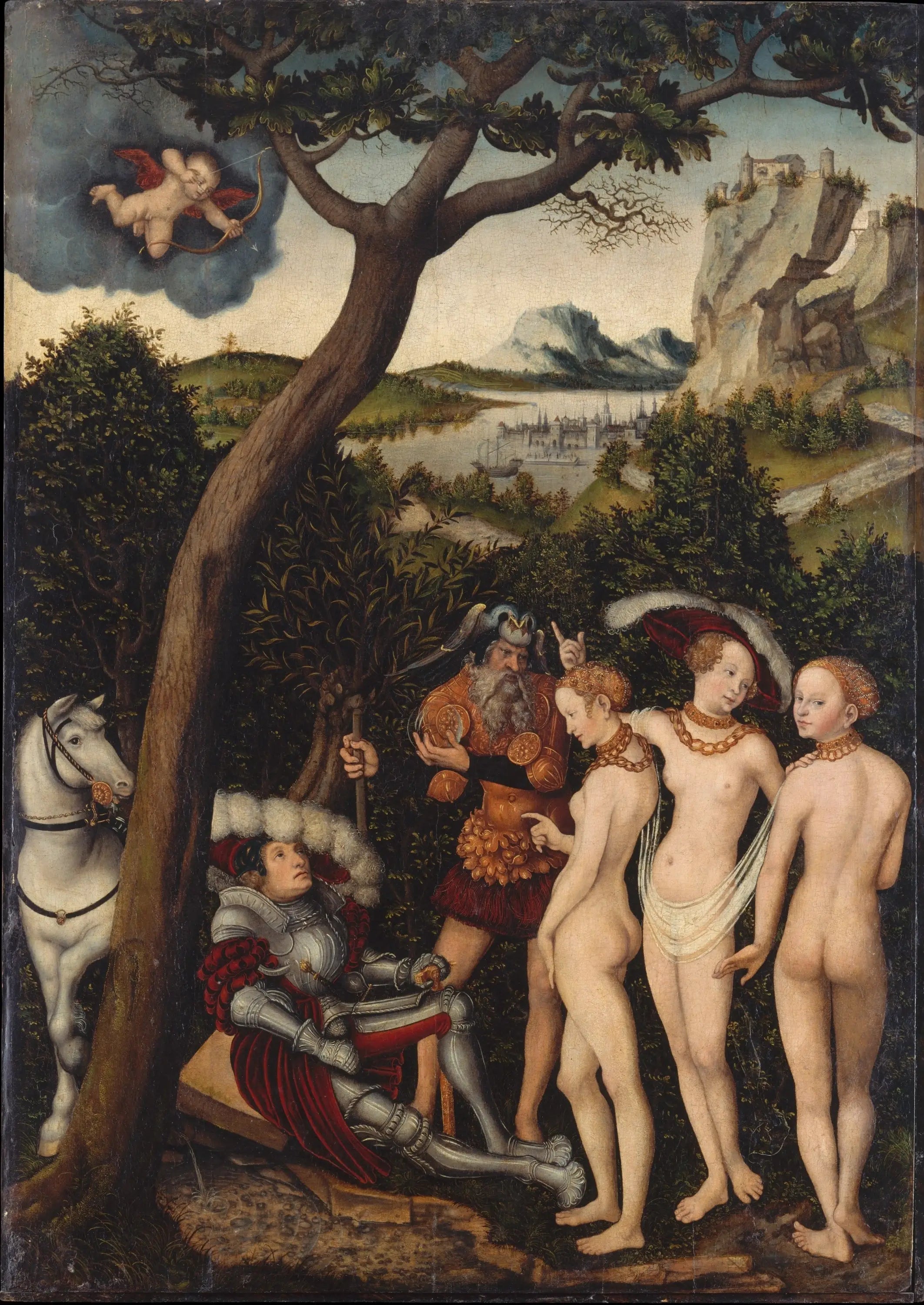Le Jugement de Pâris - Lucas Cranach the Elder - Alpha Reproduction
