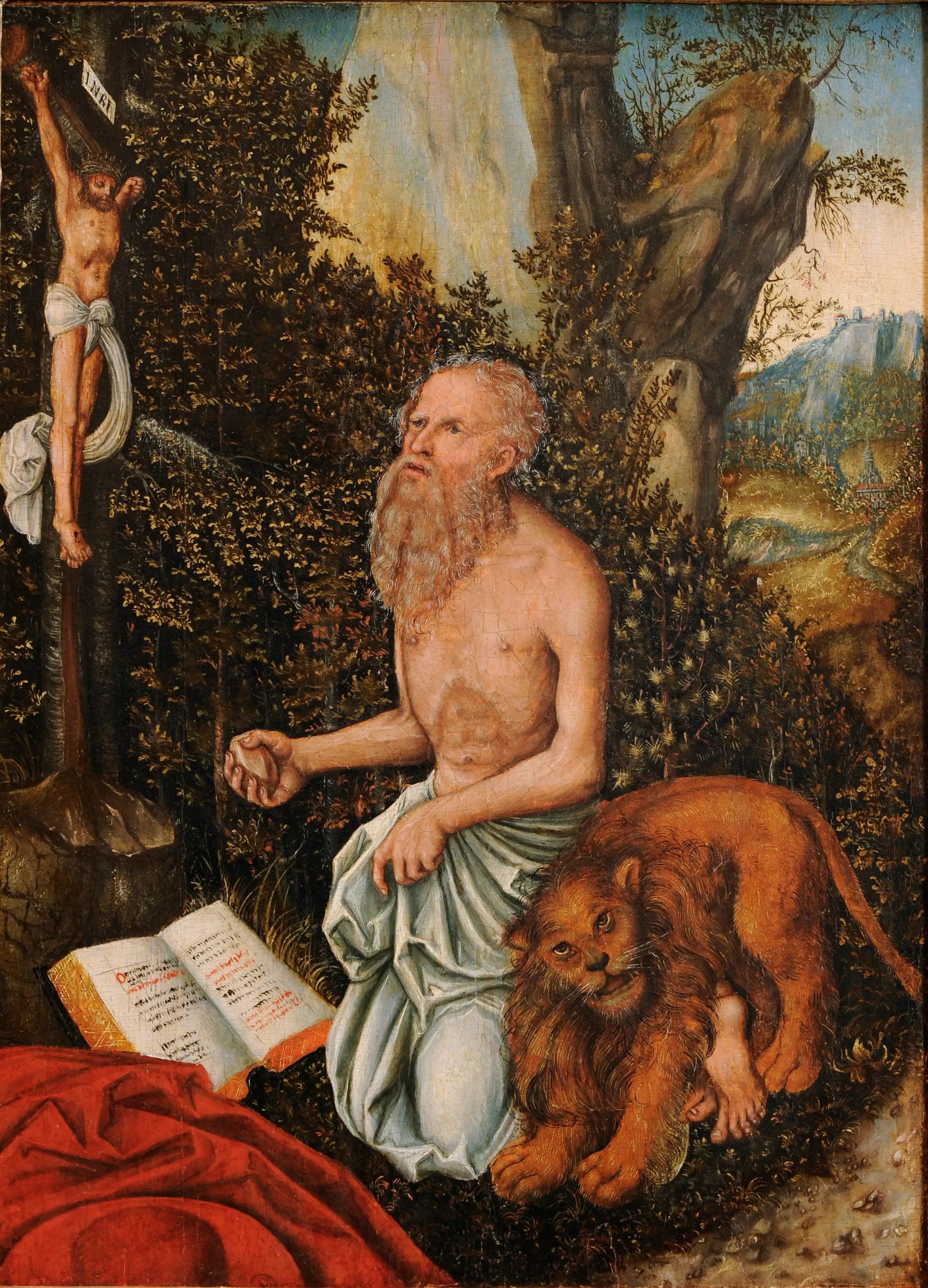 Saint-Jérôme - Lucas Cranach the Elder - Alpha Reproduction