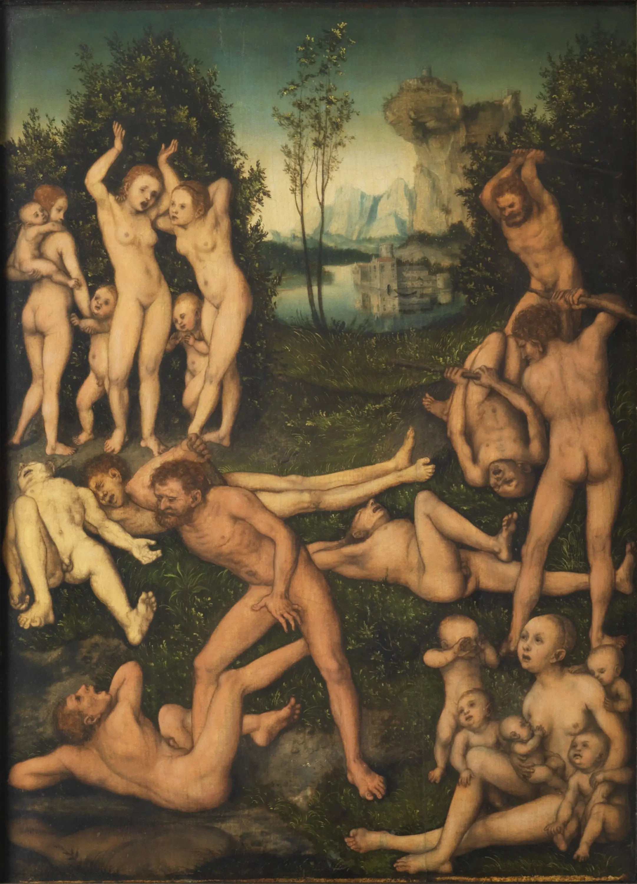 L’Âge d’argent dit autrefois Les effets de la jalousie - Lucas Cranach the Elder - Alpha Reproduction