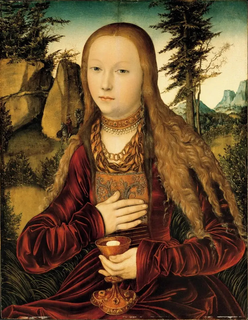 Sainte Barbe - Lucas Cranach the Elder - Alpha Reproduction