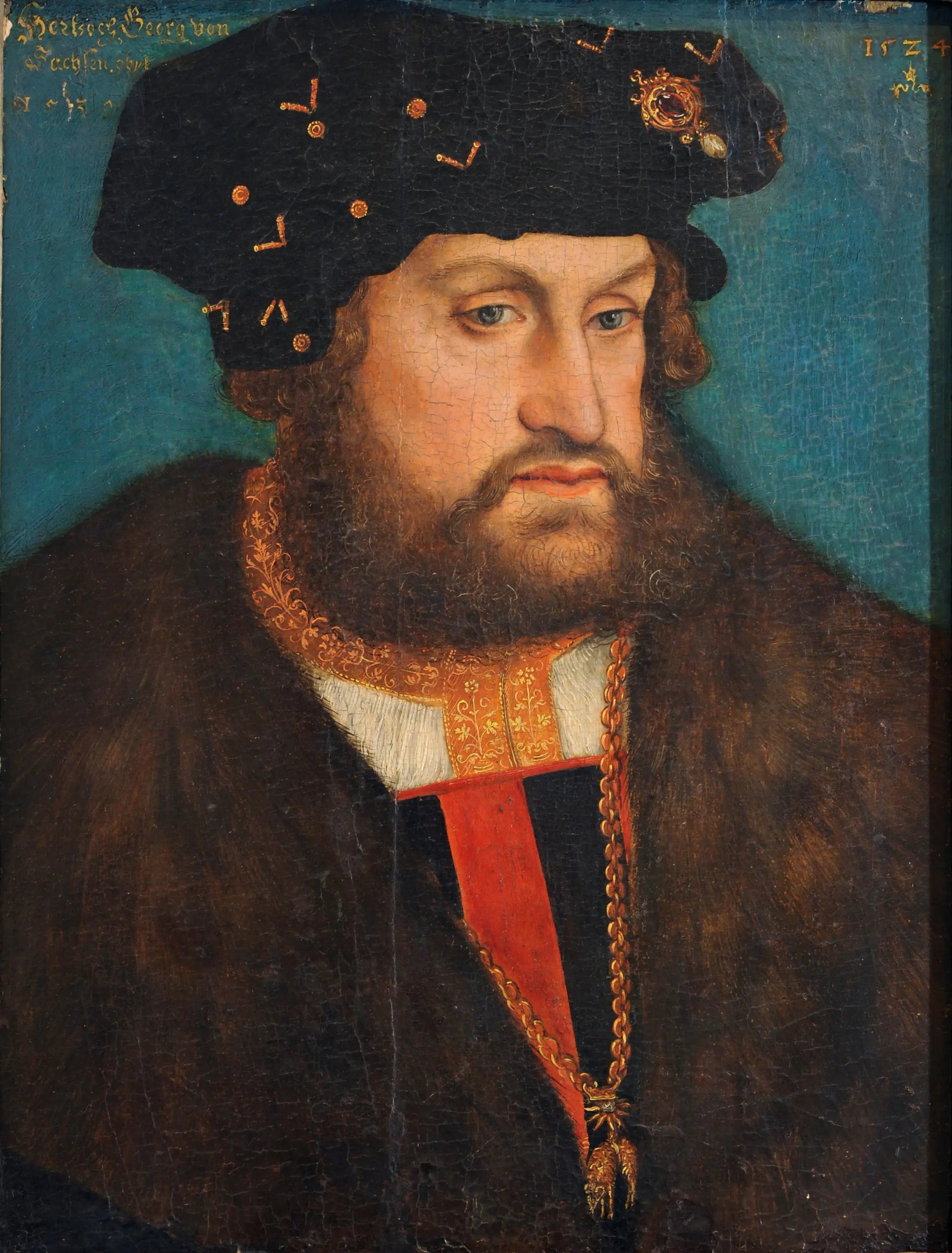 Portrait de Herzog Georg c. Sachsen - Lucas Cranach the Elder - Alpha Reproduction