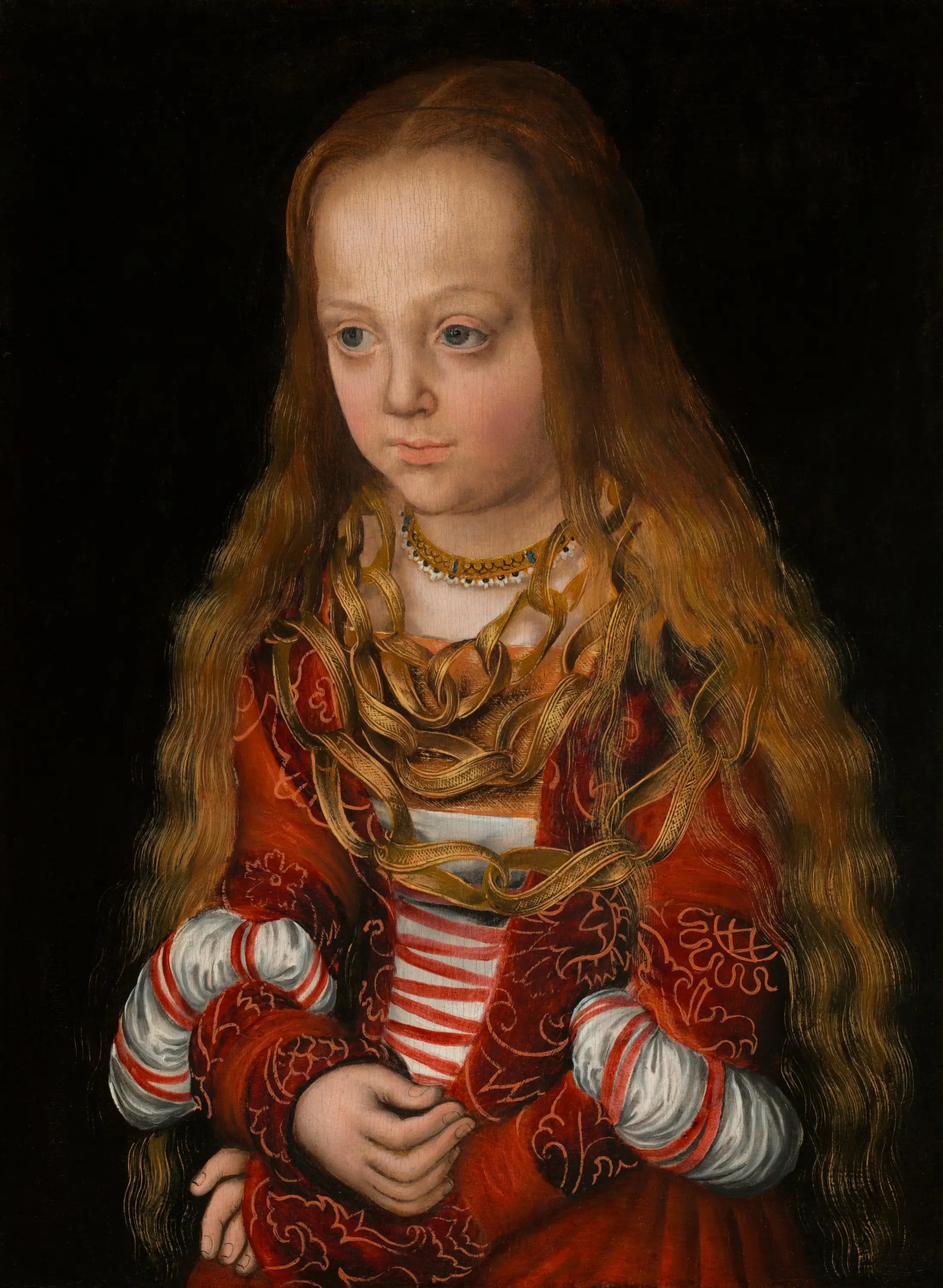 Portrait dîner princesse de Saxe - Lucas Cranach the Elder - Alpha Reproduction