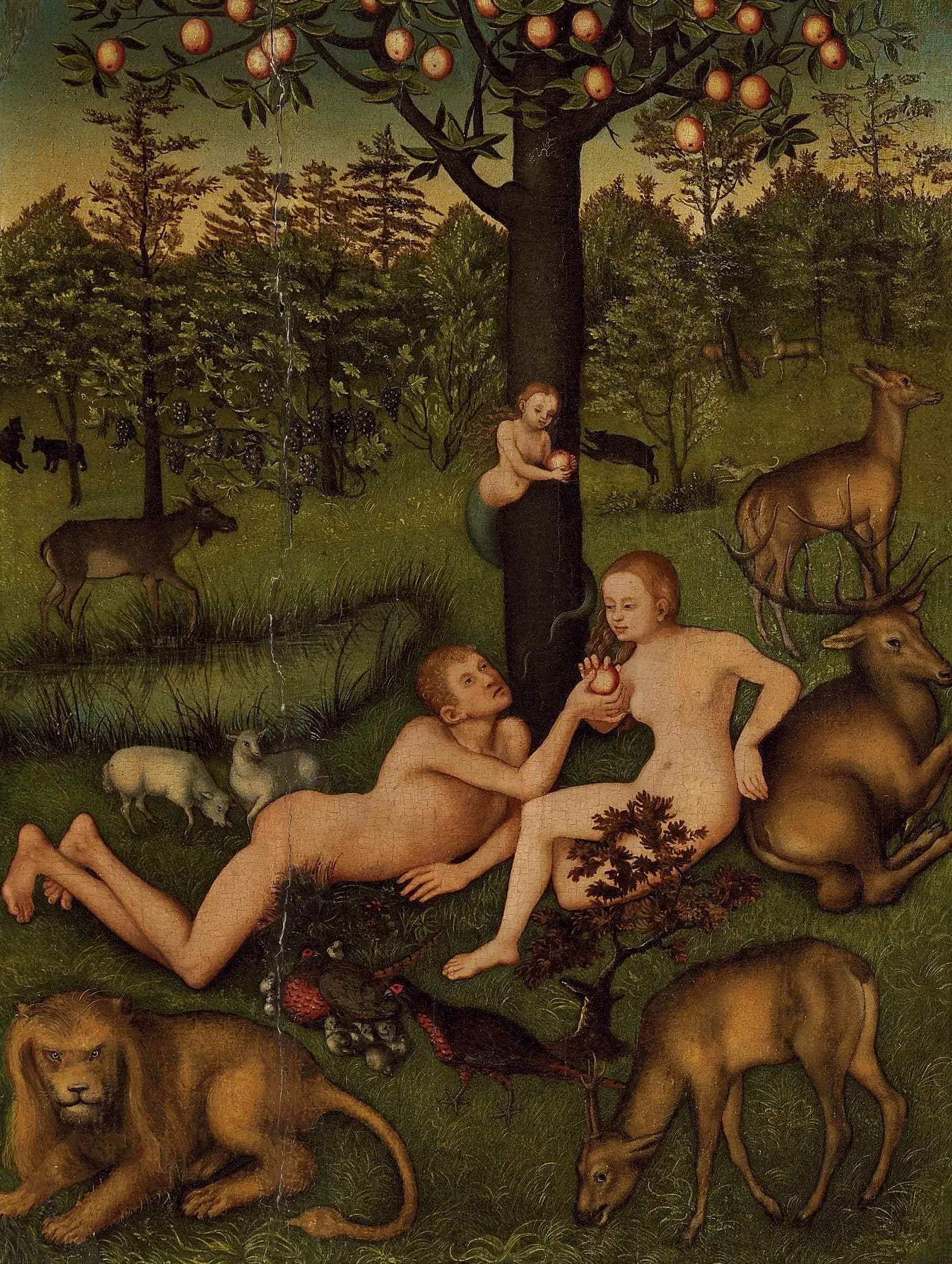 Le jardin d’Eden - Lucas Cranach the Elder - Alpha Reproduction