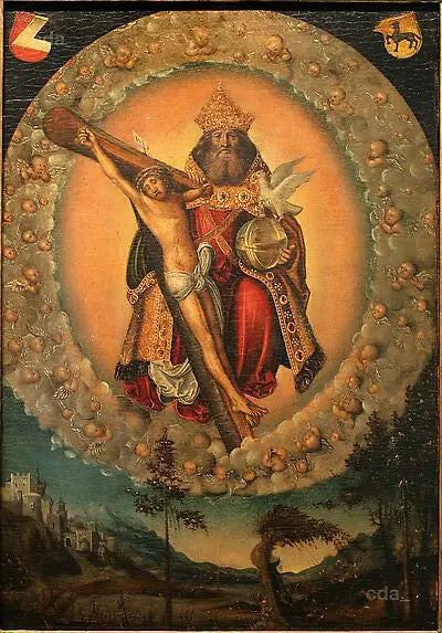 La Sainte Trinité - Lucas Cranach the Elder - Alpha Reproduction