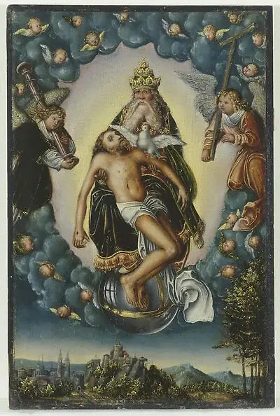 La Sainte Trinité - Lucas Cranach the Elder - Alpha Reproduction