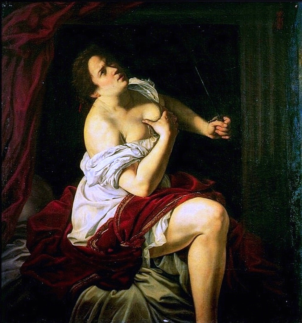 Lucrèce - Artemisia Gentileschi