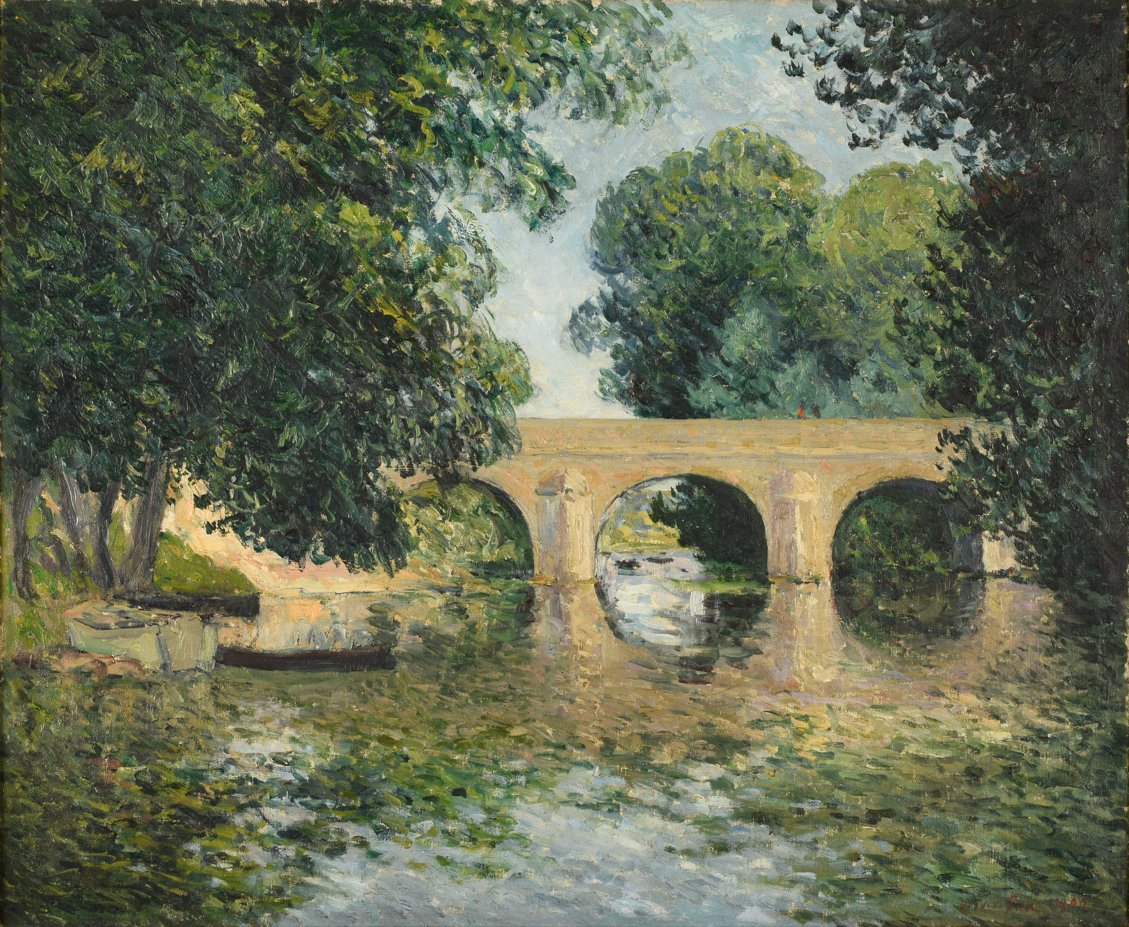 Le pont de l’Isle-Adam ou le Vieux pont - Maxime Maufra - Alpha Reproduction