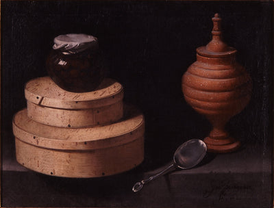 Boîtes et verres remplis de bonbons - Juan van der Hamen