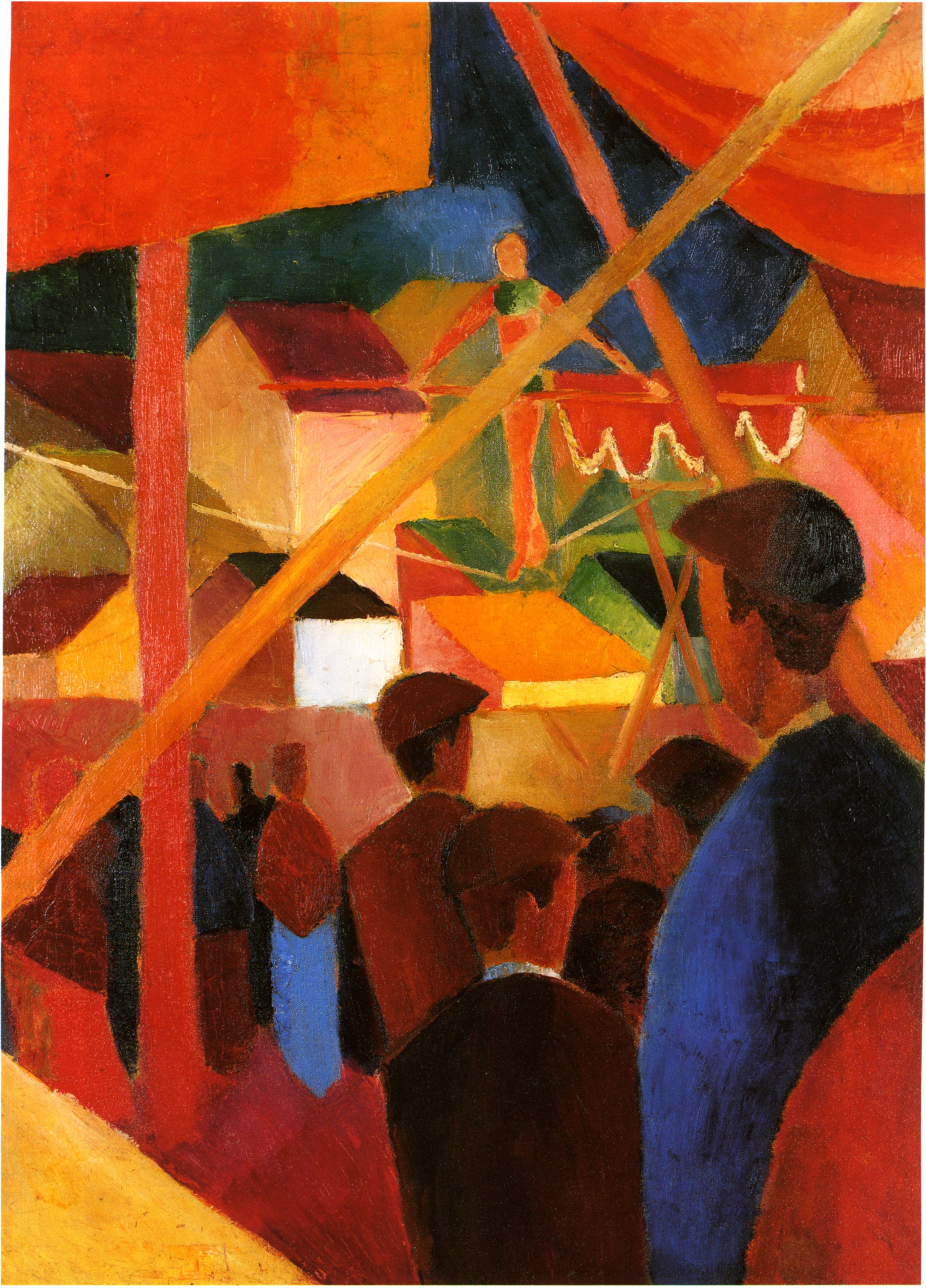 Reproduction du tableau « Seiltänzer - August Macke » par Alpha Reproduction en peinture à l’huile
