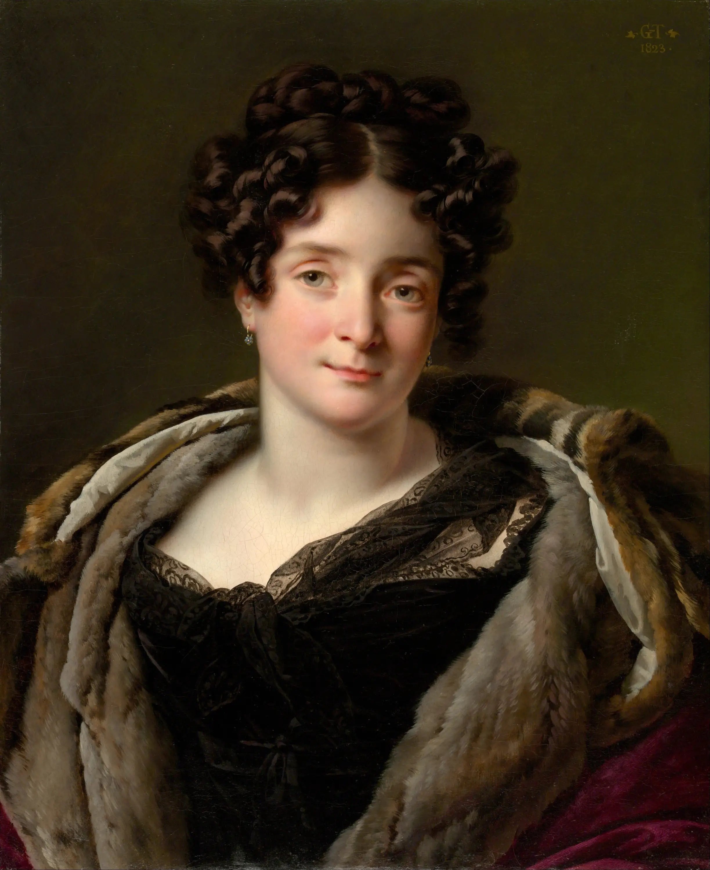 Madame Jacques-Louis-Étienne Reizet (Colette-Désirée-Thérèse Godefroy 1782-1850) - Anne-Louis Girodet - Alpha