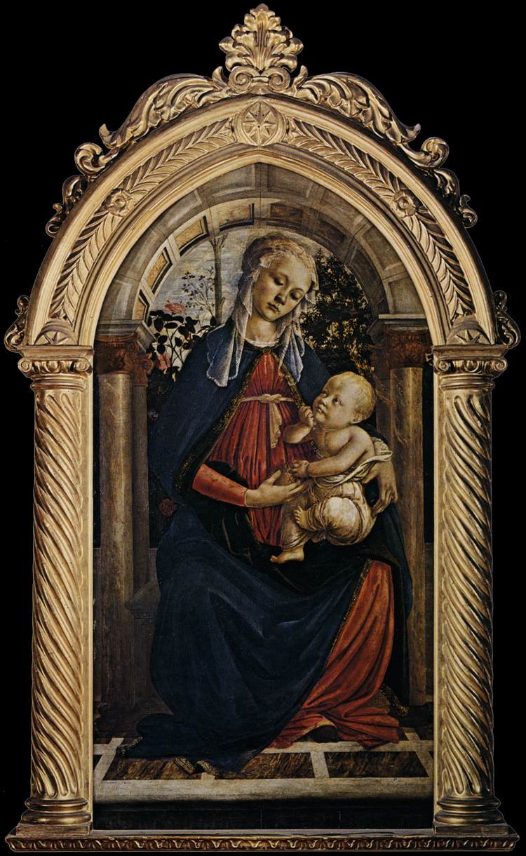Jomfruen i rosenhagen - Sandro Botticelli