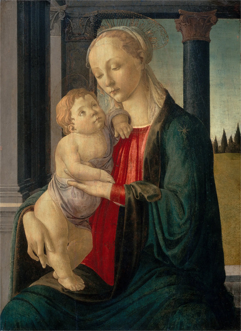 Jomfru med barnet - Sandro Botticelli
