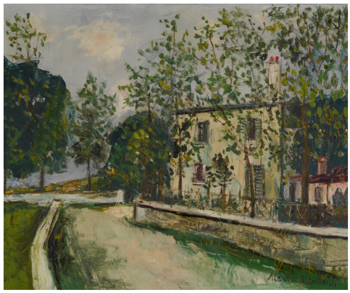 Maisons blanches, Suresnes (Hauts-de-Seine) - Maurice Utrillo