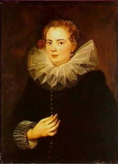 Portrait d’une dame de Gênes vers 1625-1626 - Antoine van Dyck - Alpha Reproduction