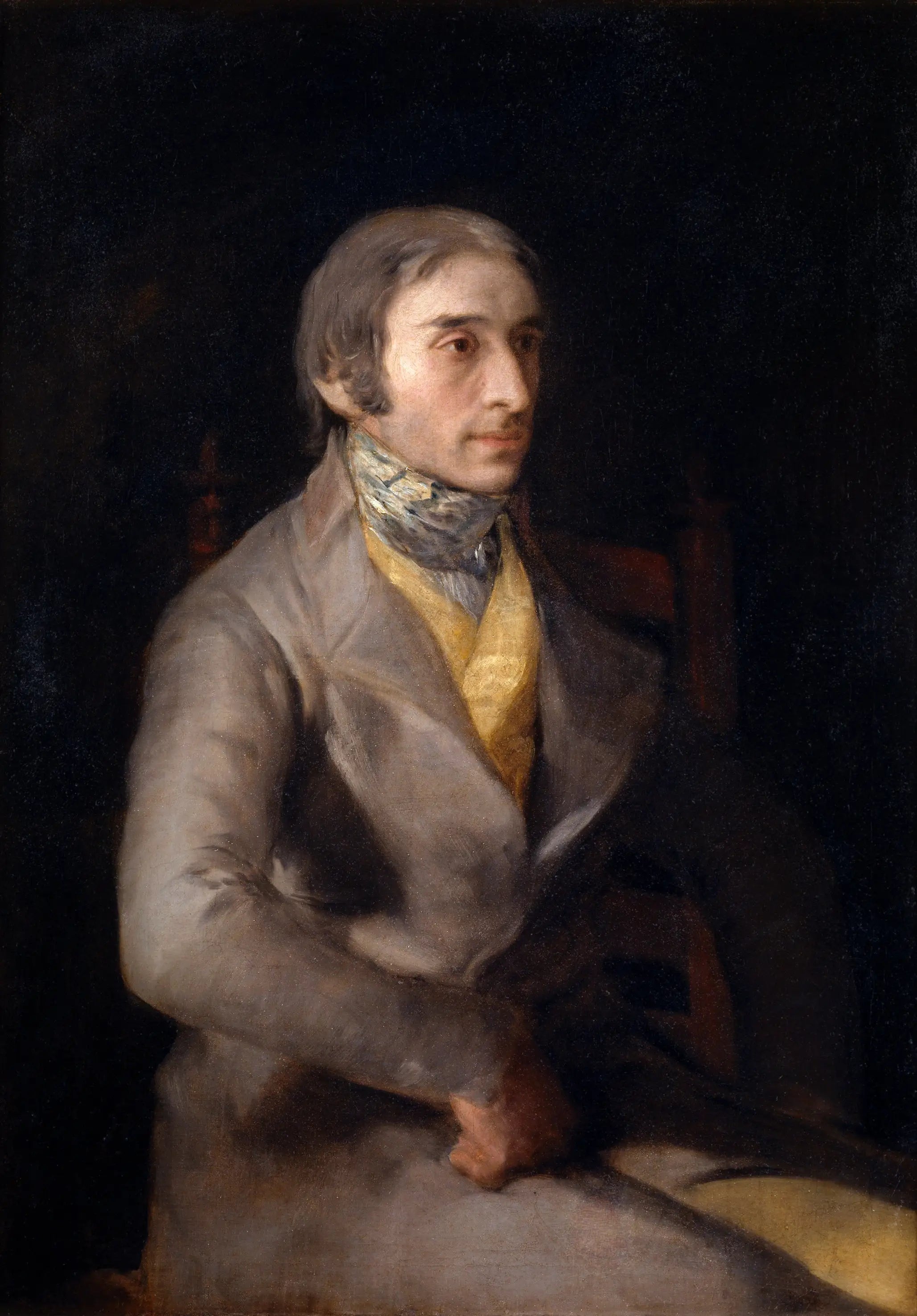 Reproduction du tableau « Portrait de Manuel Silvela - Francisco de Goya » par Alpha Reproduction en peinture à l’huile