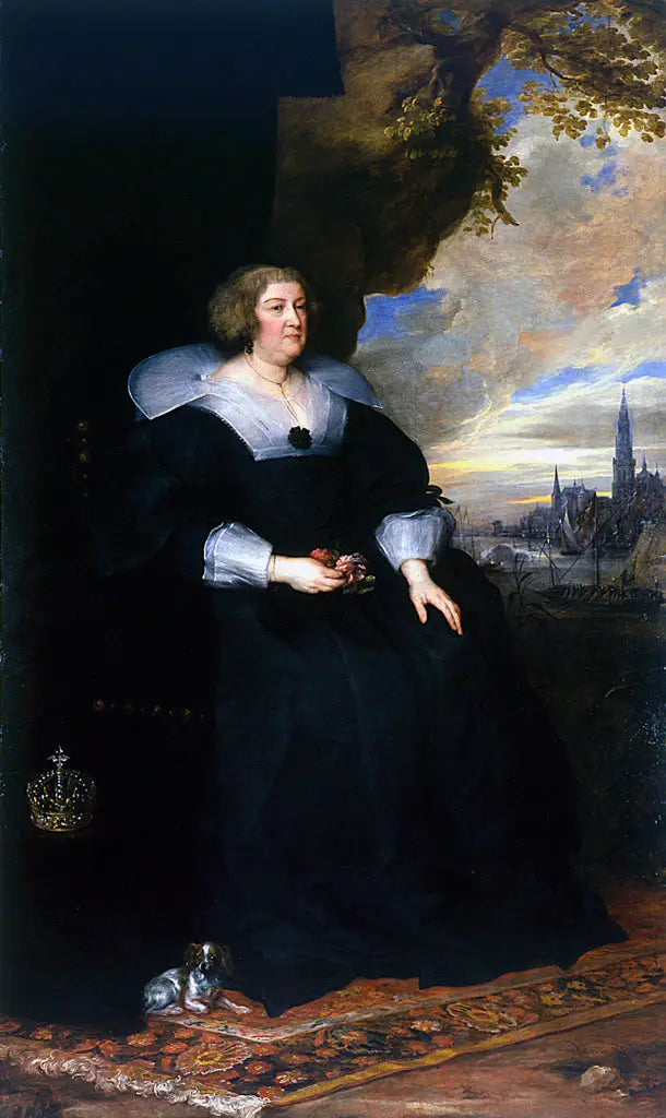Portrait de Marie de Médicis - Antoine van Dyck - Alpha Reproduction